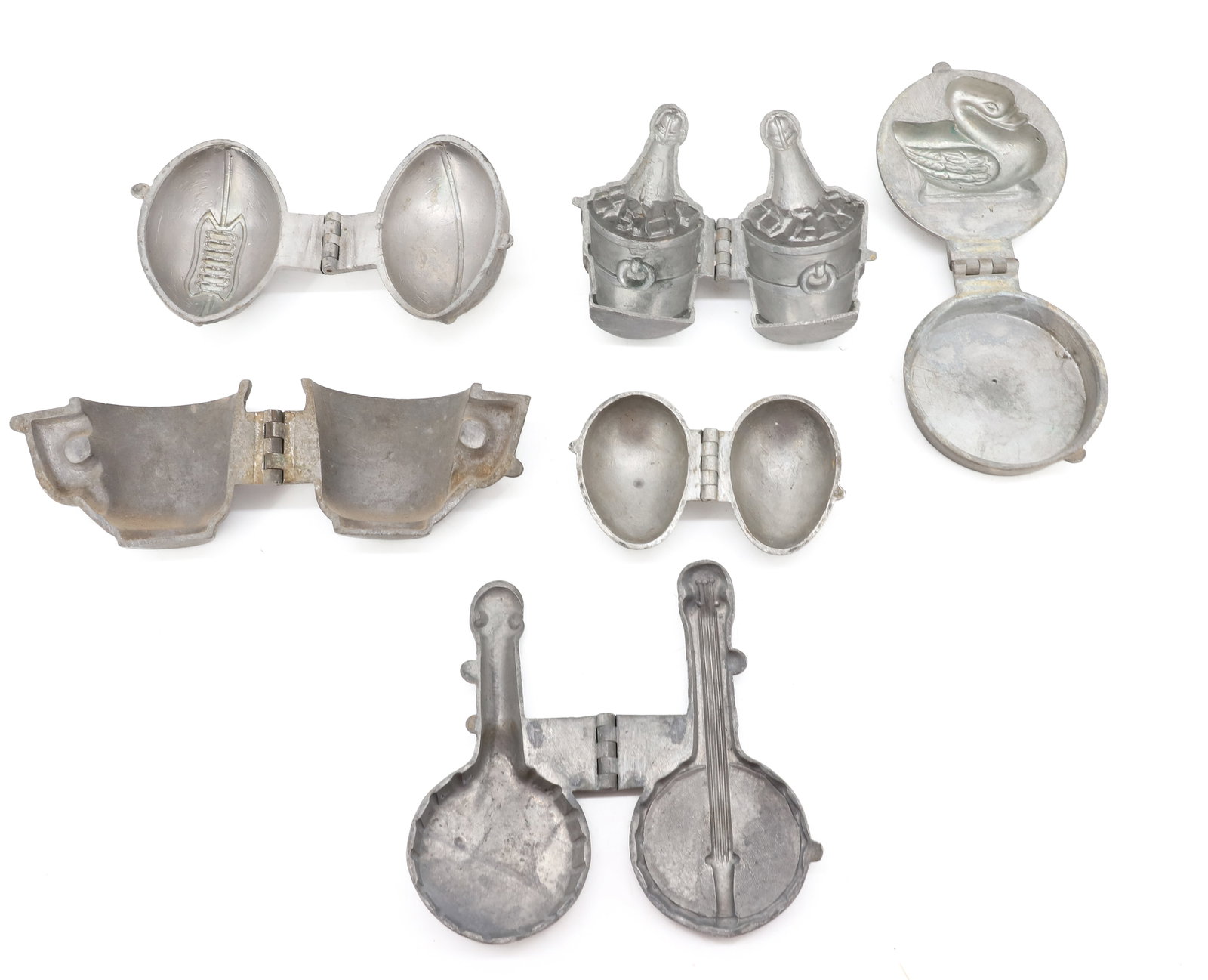 LOT OF (6) ICE CREAM MOLDS (1 of 2)