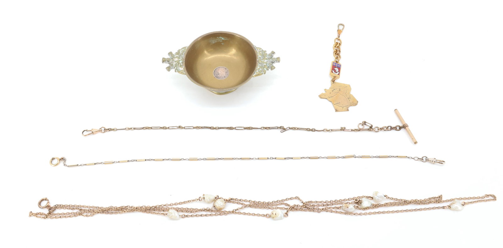WATCH CHAINS, PEARL NECKLACE (1 of 3)