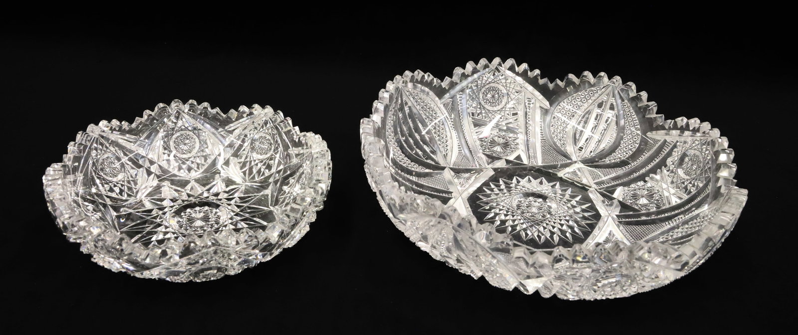 (2) SIGNED AMERICAN BRILLIANT CUT GLASS (1 of 7)