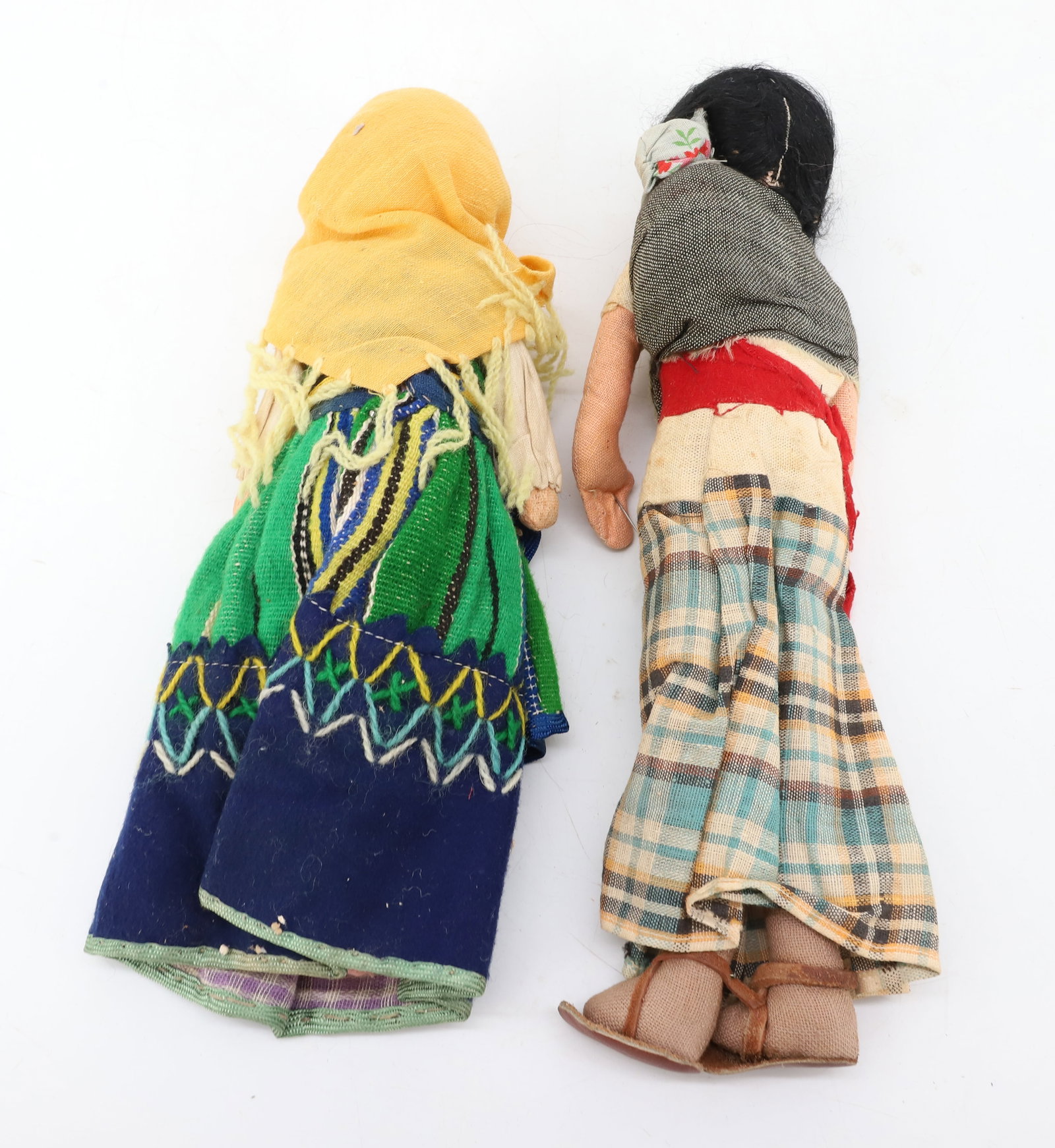 (6) COMPOSITION HEAD DOLLS - 7