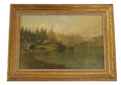 J. HAMMERSTAD OIL ON CANVAS