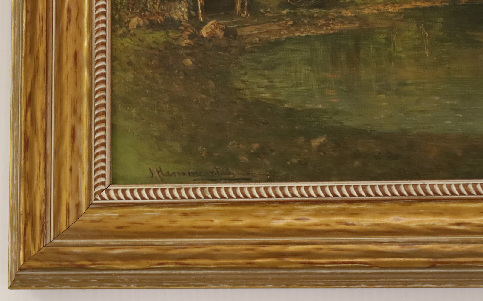 J. HAMMERSTAD OIL ON CANVAS - 3
