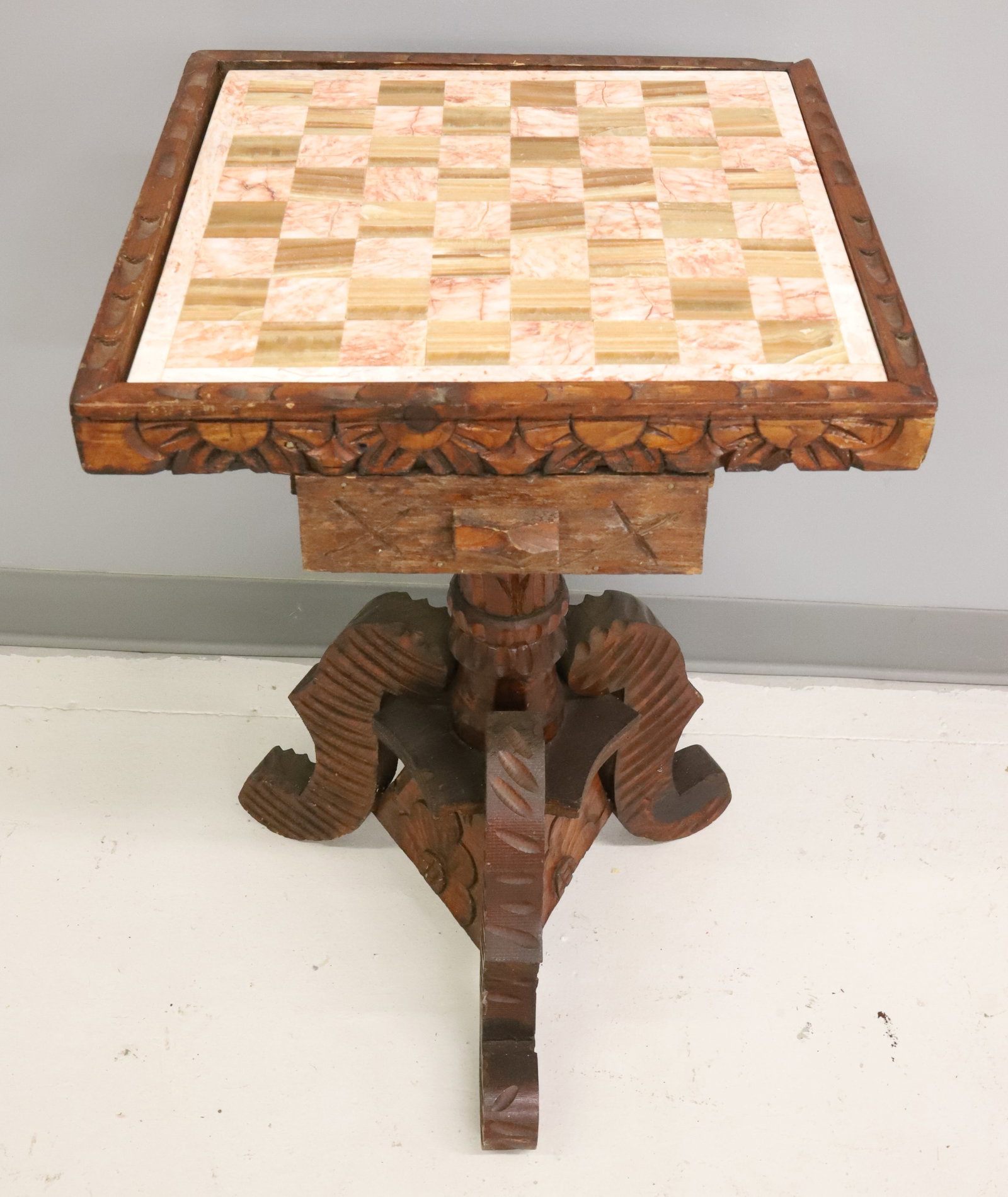 CARVED GAMING TABLE - 2
