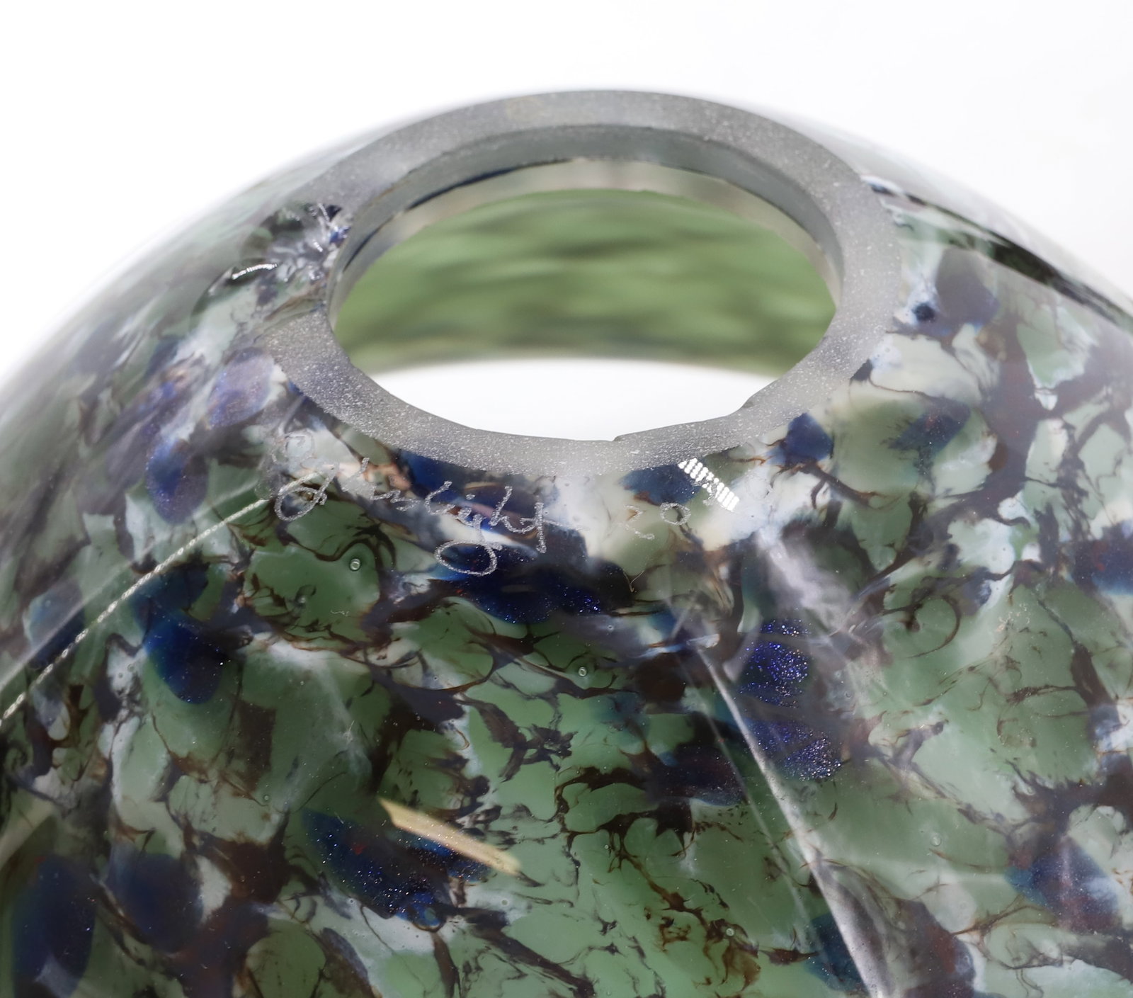CONTEMPORARY ART GLASS TABLE LAMP - 5