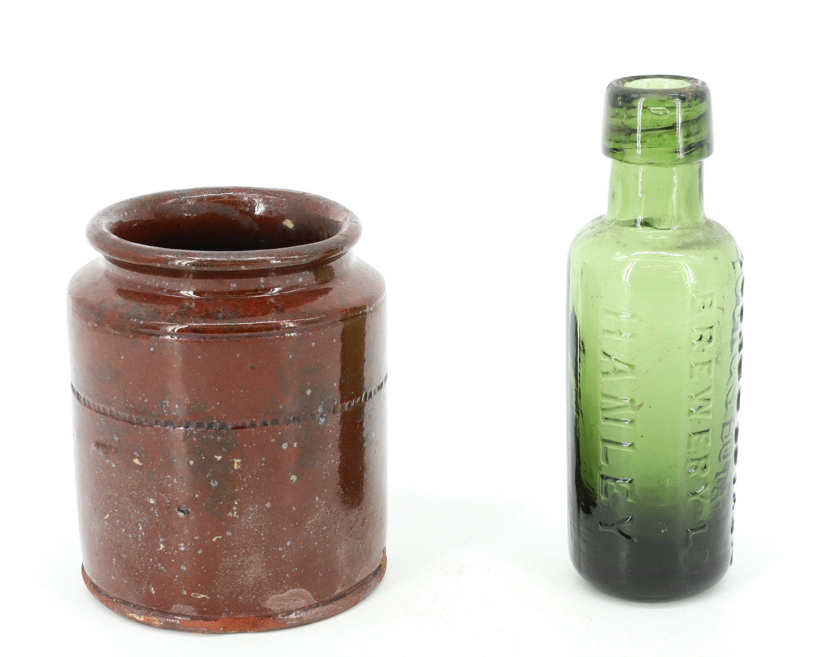 REDWARE JAR / BRITISH BEER BOTTLE (1 of 5)