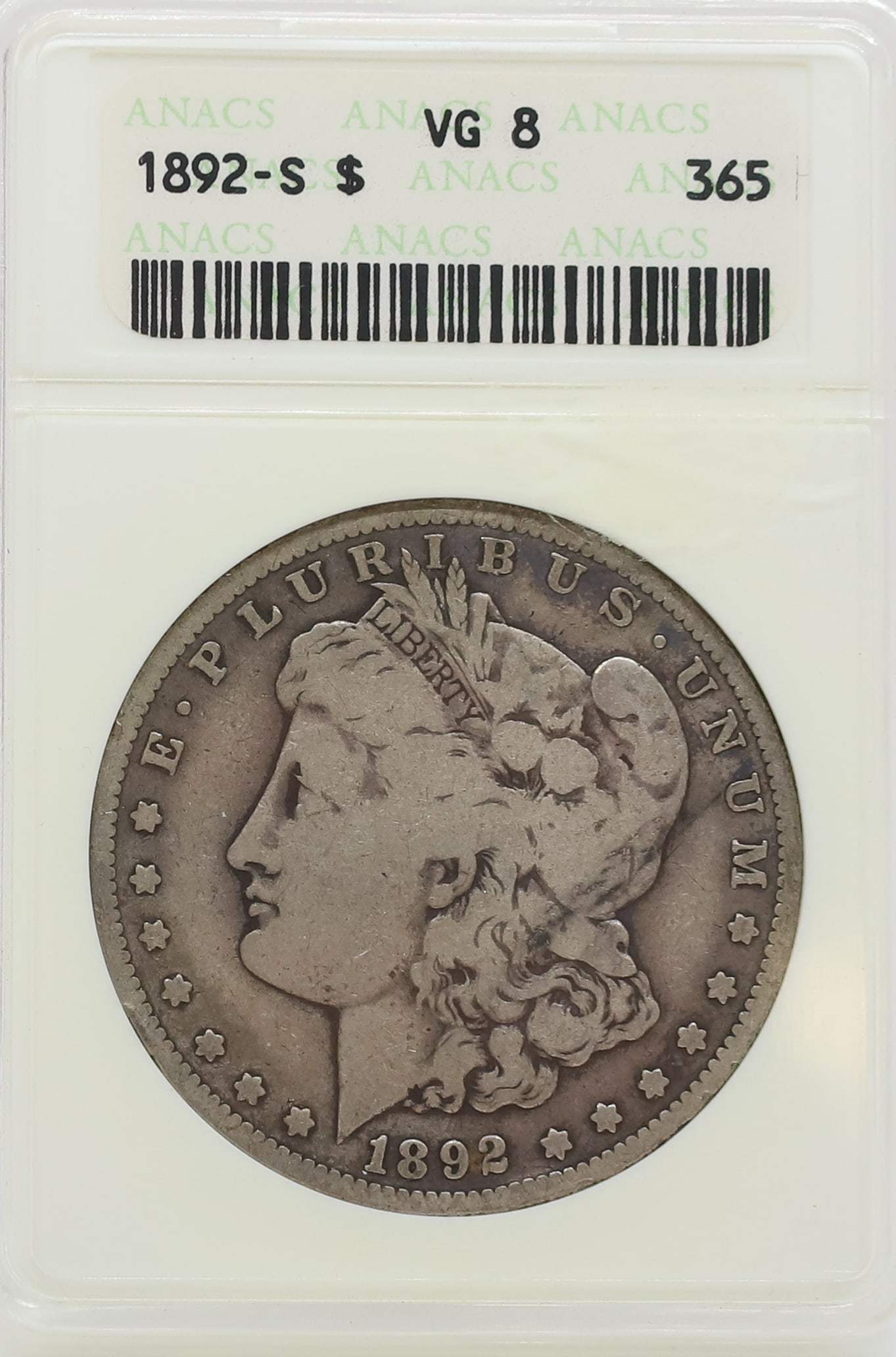 1892 S MORGAN DOLLAR (1 of 4)