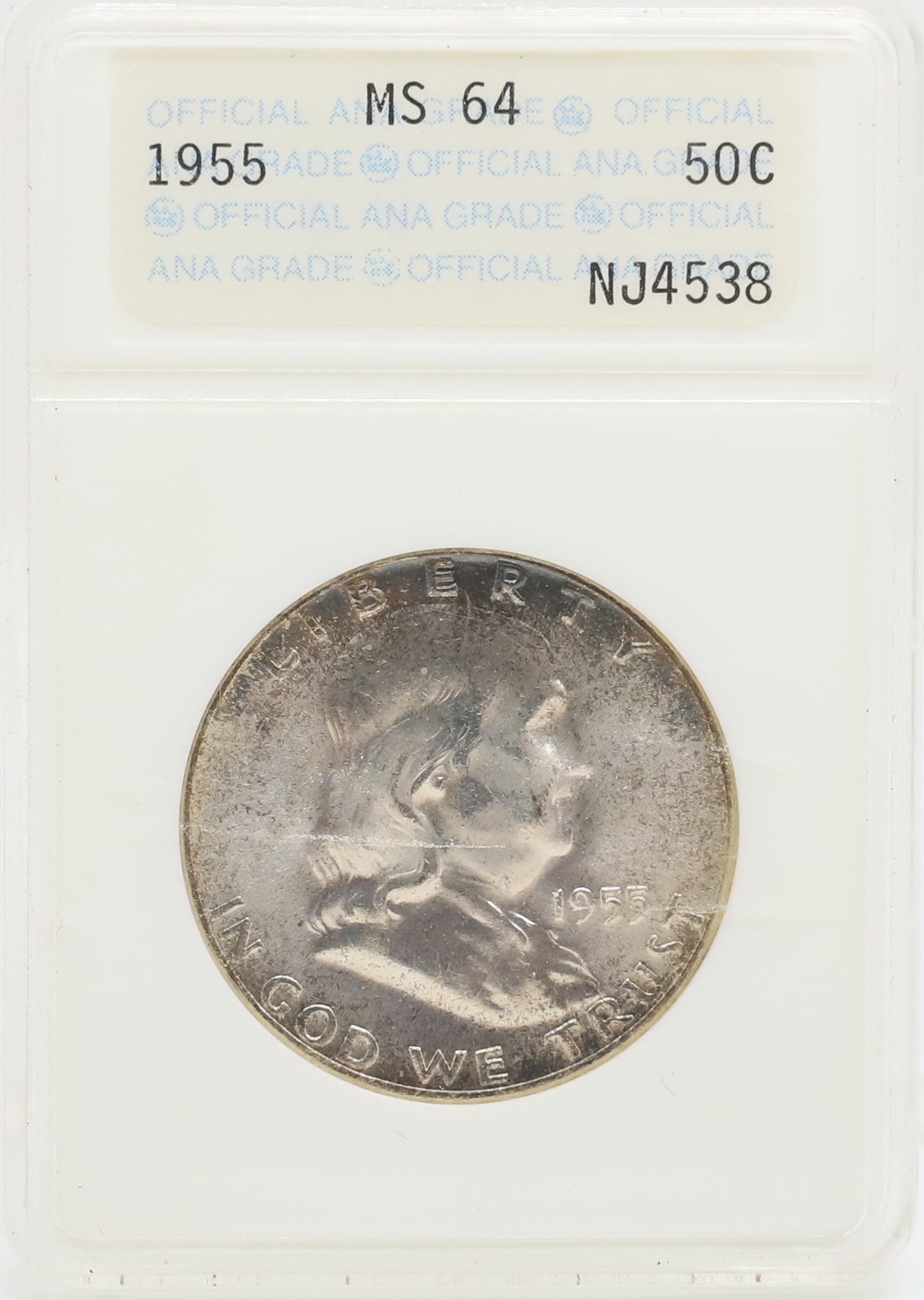 1955 FRANKLIN HALF DOLLAR (1 of 4)