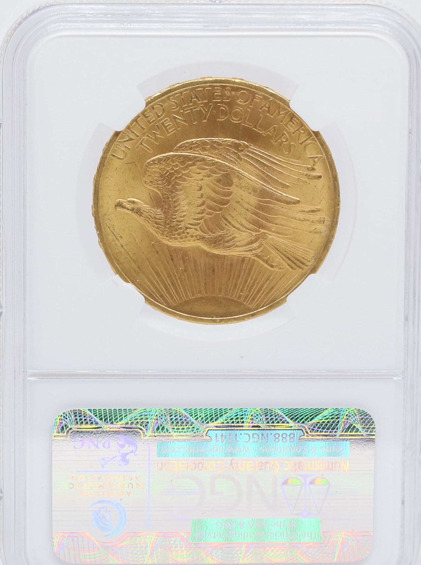1908 U.S. $20.00 GOLD - 2