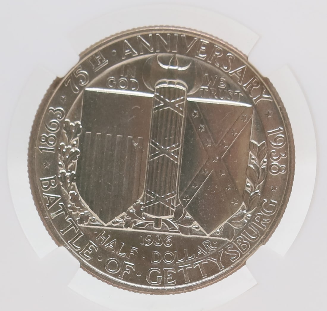 1936 GETTYSBURG HALF DOLLAR - 4