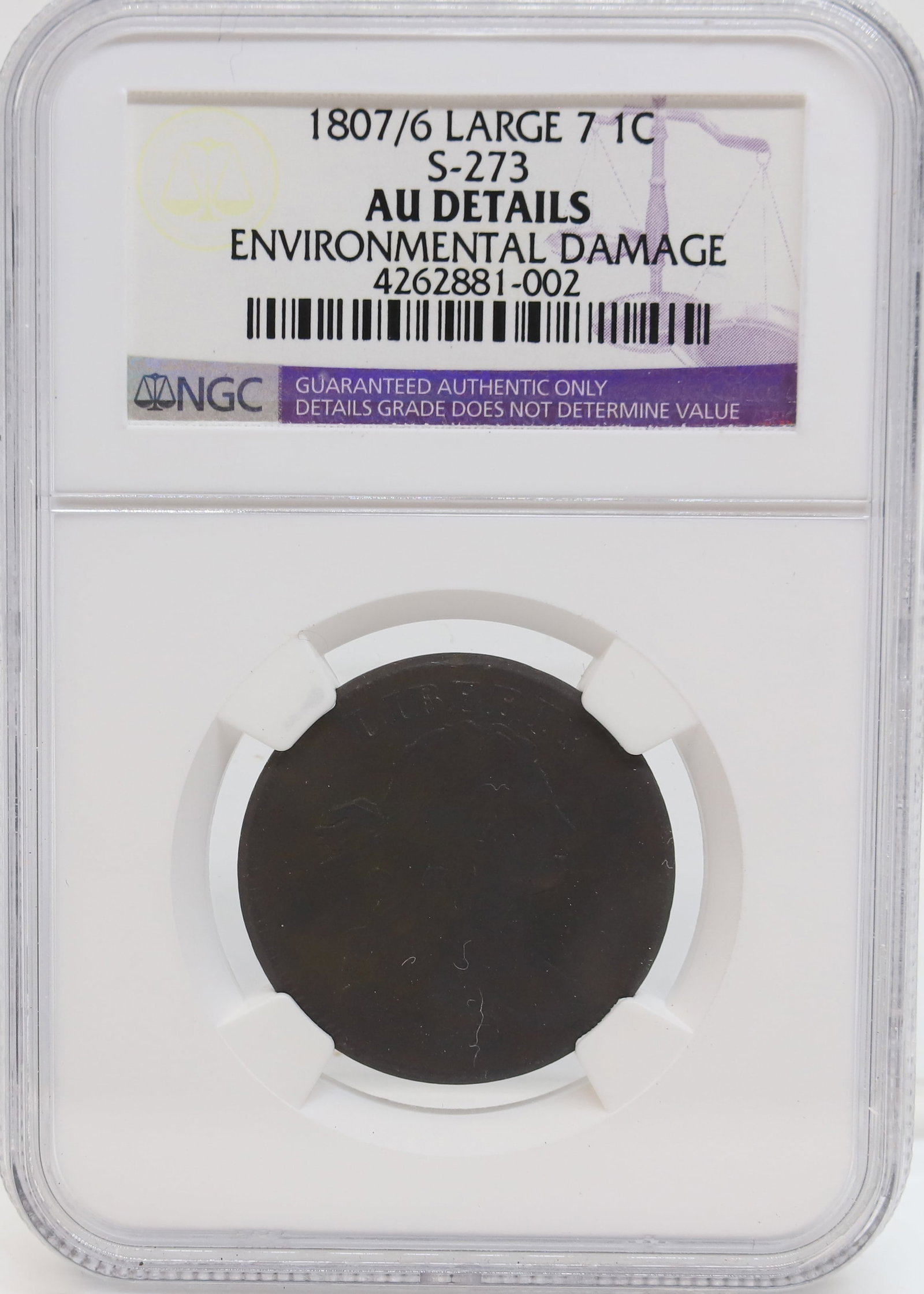1807/6 LARGE (7) CENT - 3
