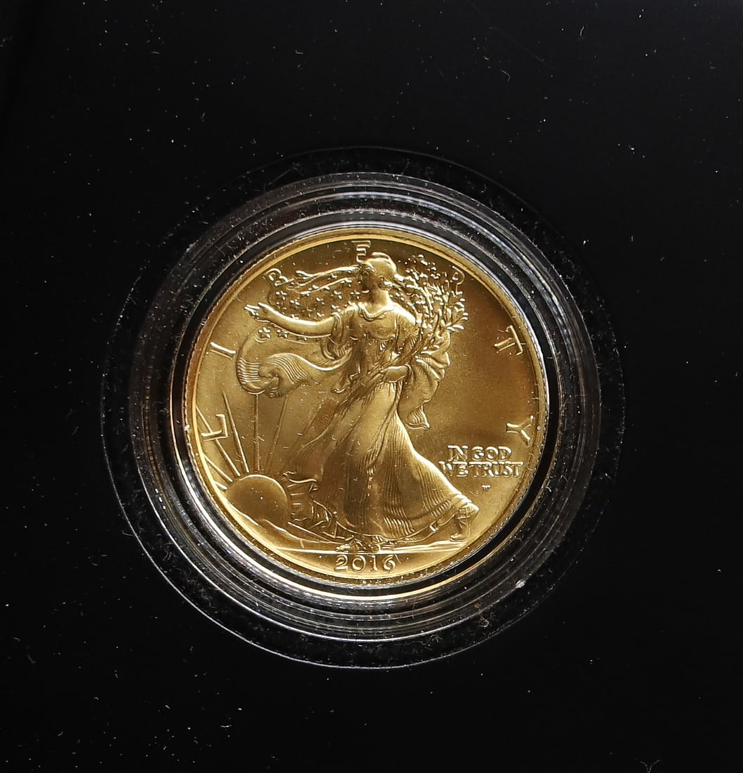 U.S. 2016 WALKING LIBERTY CENTENNIAL GOLD COIN (1 of 3)