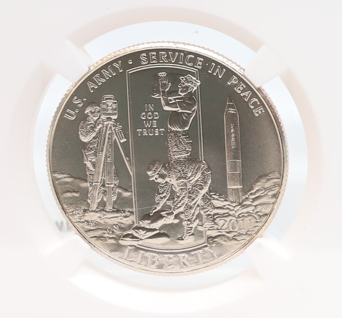 (2) U.S. 2011 ARMY HALF DOLLARS - 3