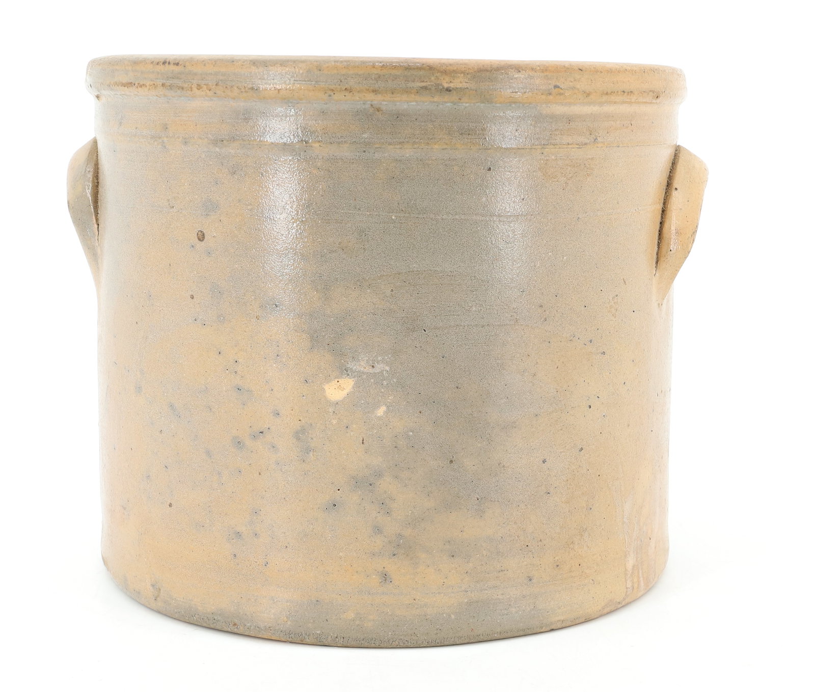OLEAN, NY BLUE DECORATED CROCK - 3
