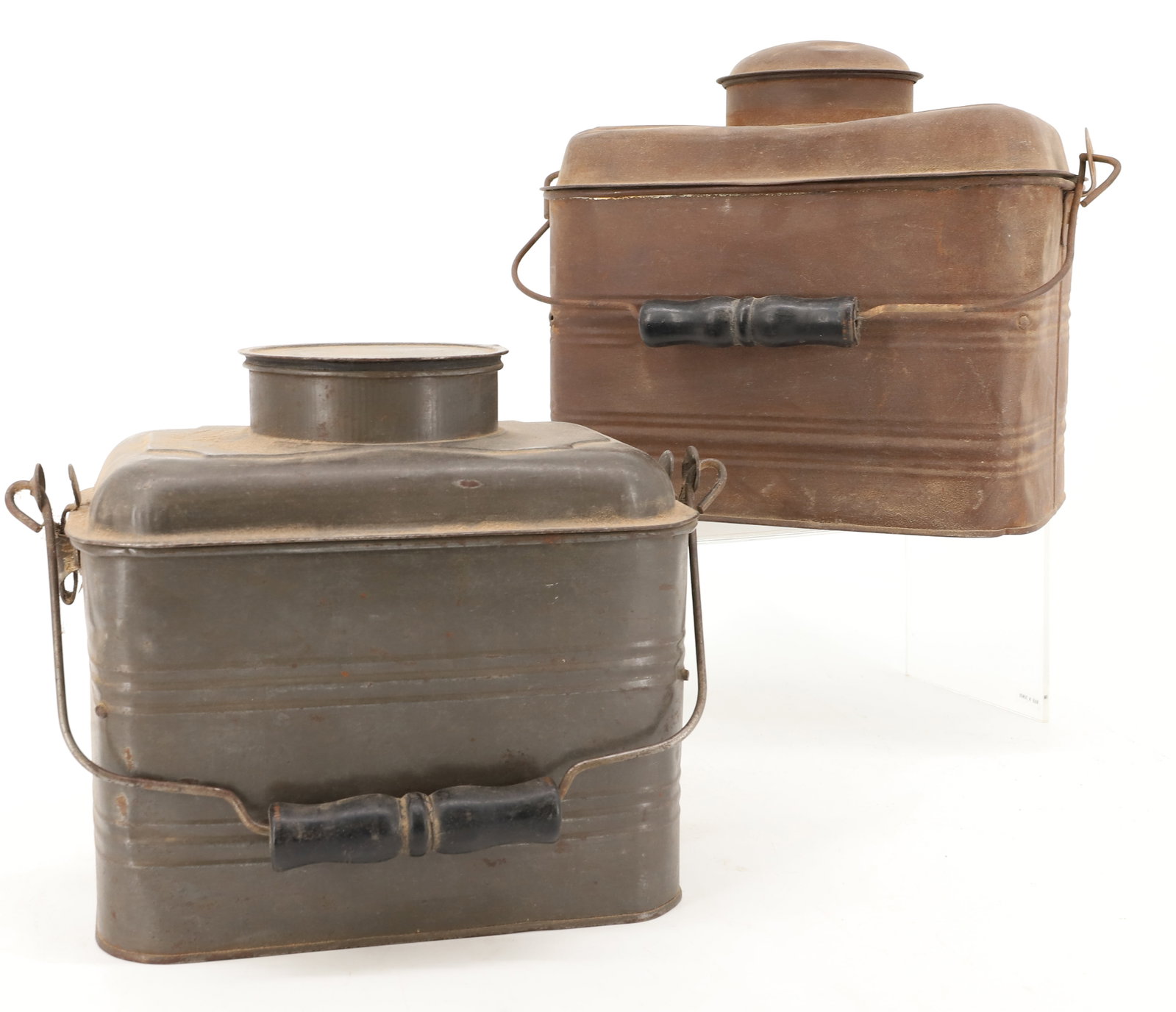 (2) TIN LUNCH PAILS - 2