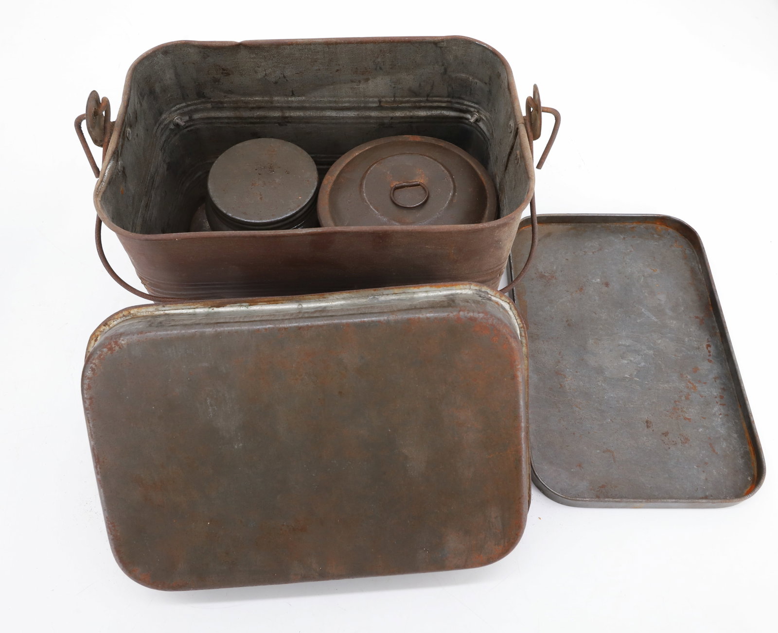 (2) TIN LUNCH PAILS - 4