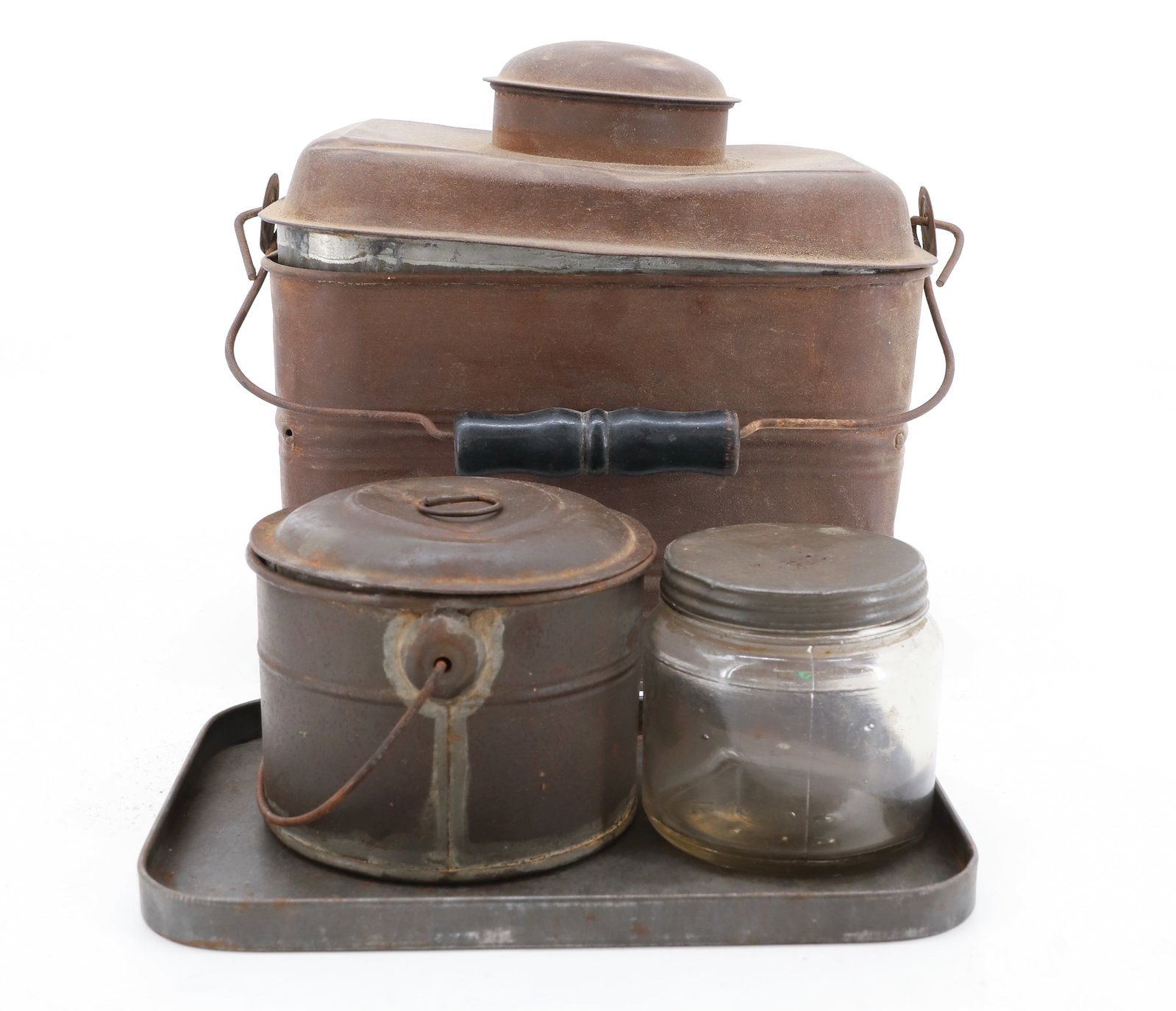 (2) TIN LUNCH PAILS - 5