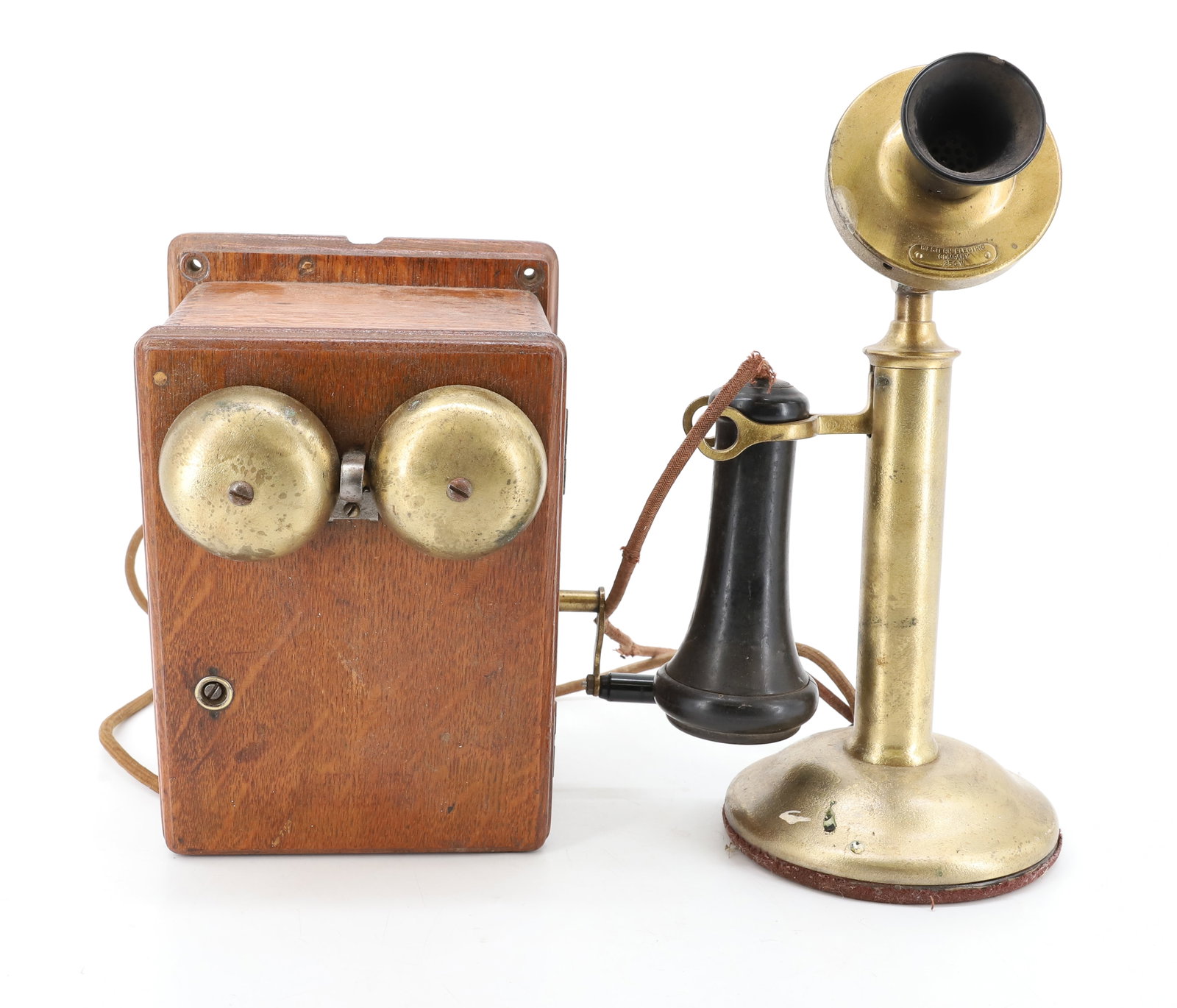 WESTERN ELECTRIC TELEPHONE AND RINGER BOX (1 of 5)