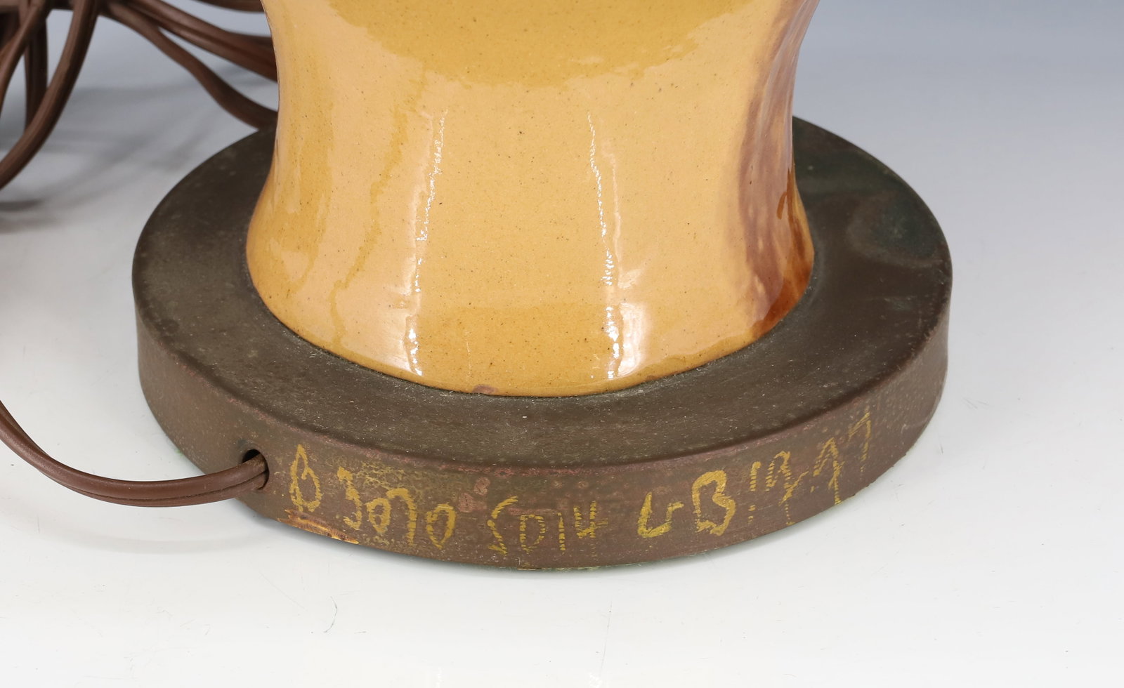POTTERY FACE JUG LAMP - 3