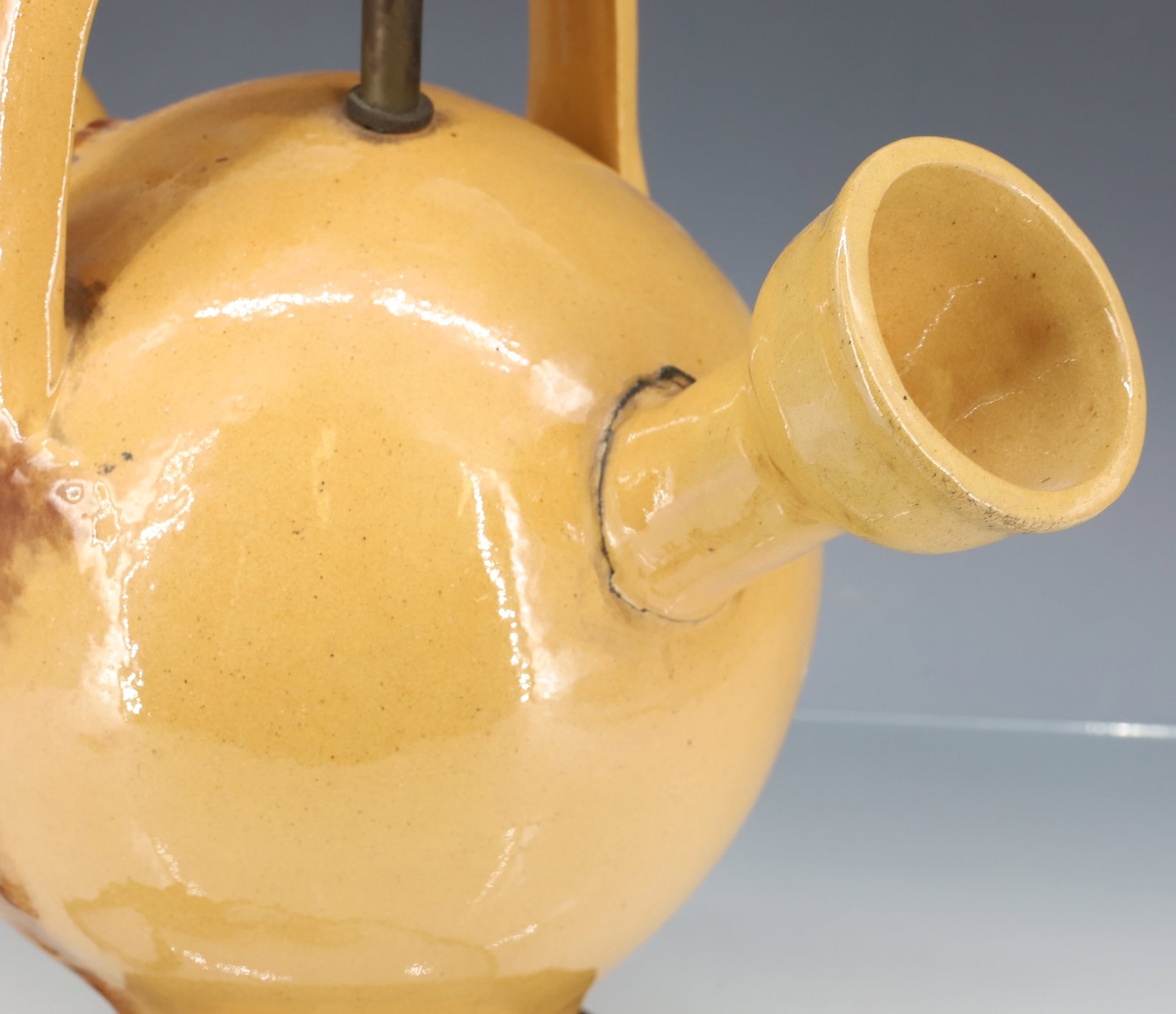 POTTERY FACE JUG LAMP - 6