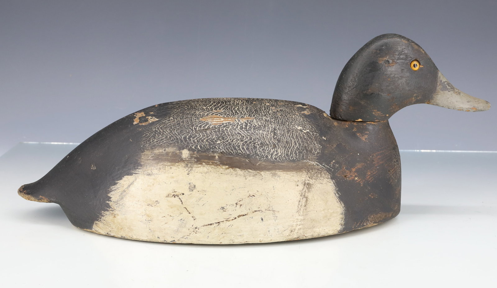 FOLK ART WOODEN DUCK DECOY (1 of 5)