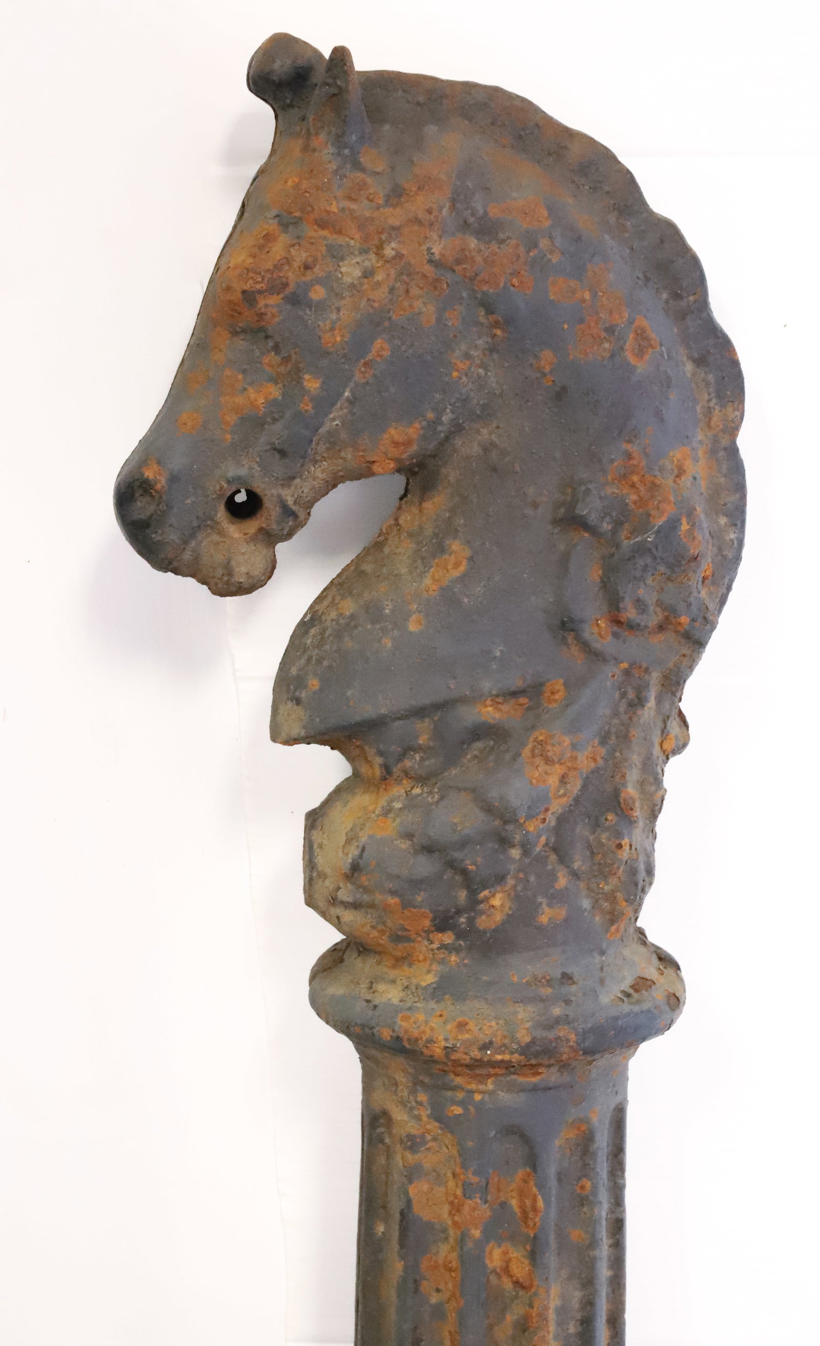 (2) CAST IRON HITCHING POSTS - 2