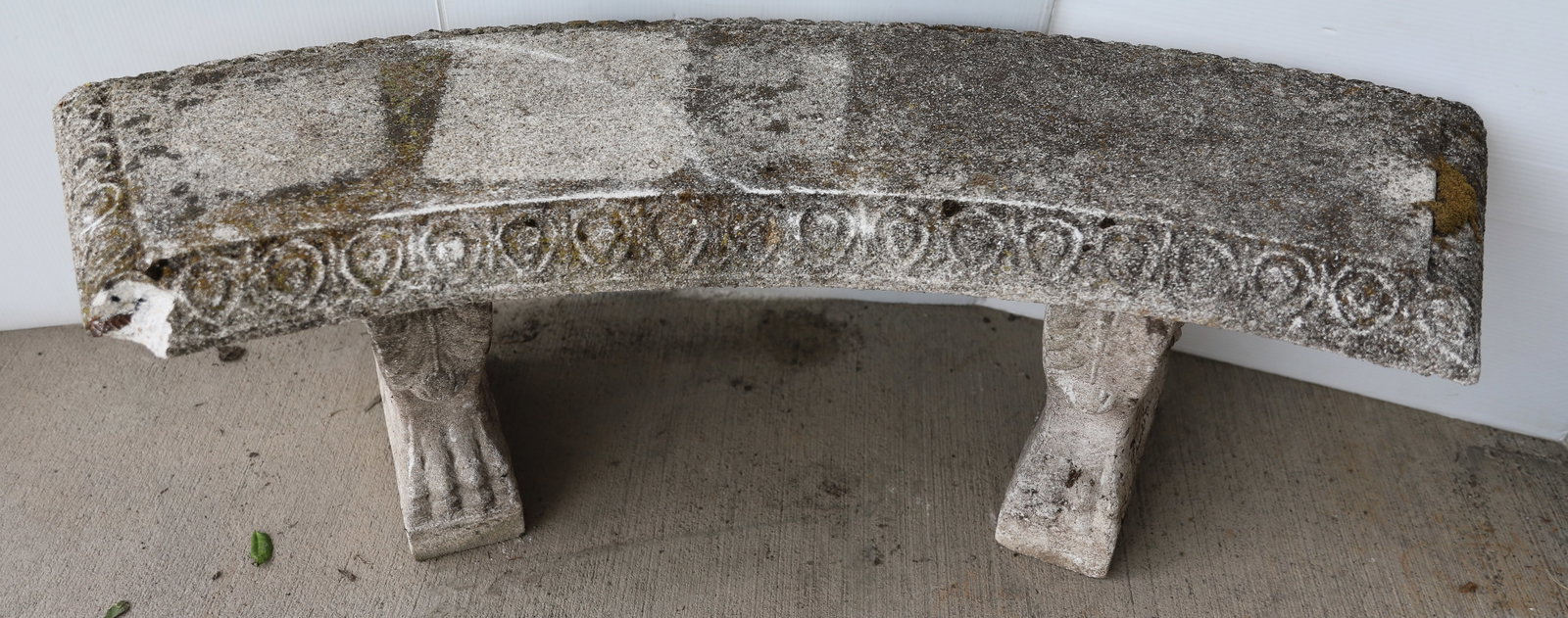 CEMENT GARDEN BENCH - 2