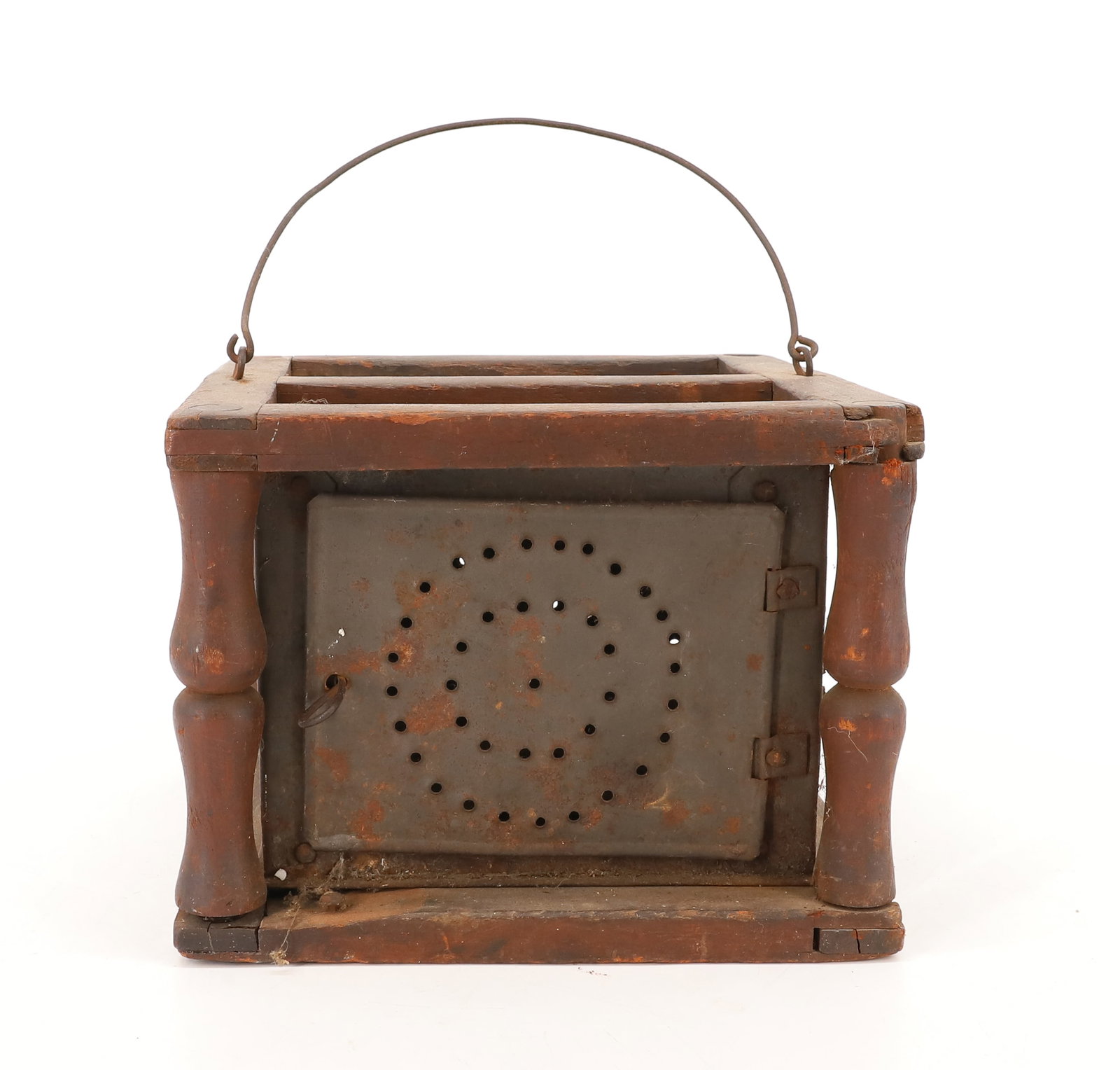 PUNCHED TIN FOOT WARMER (1 of 5)
