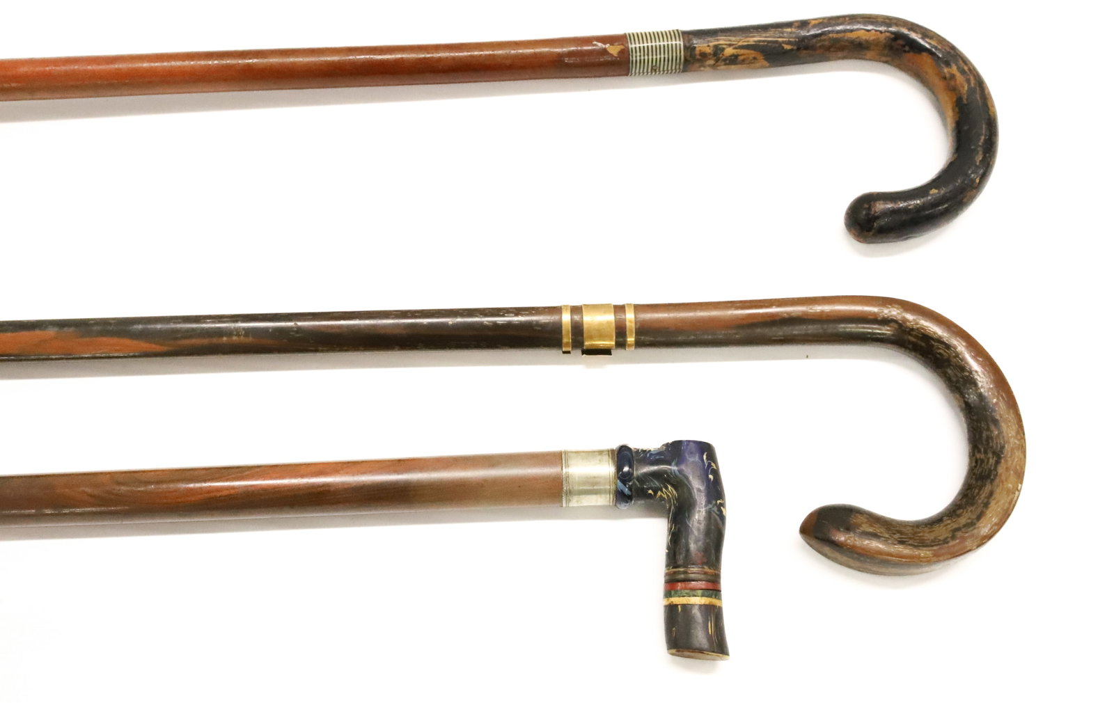 LOT OF (3) VINTAGE CANES (1 of 5)