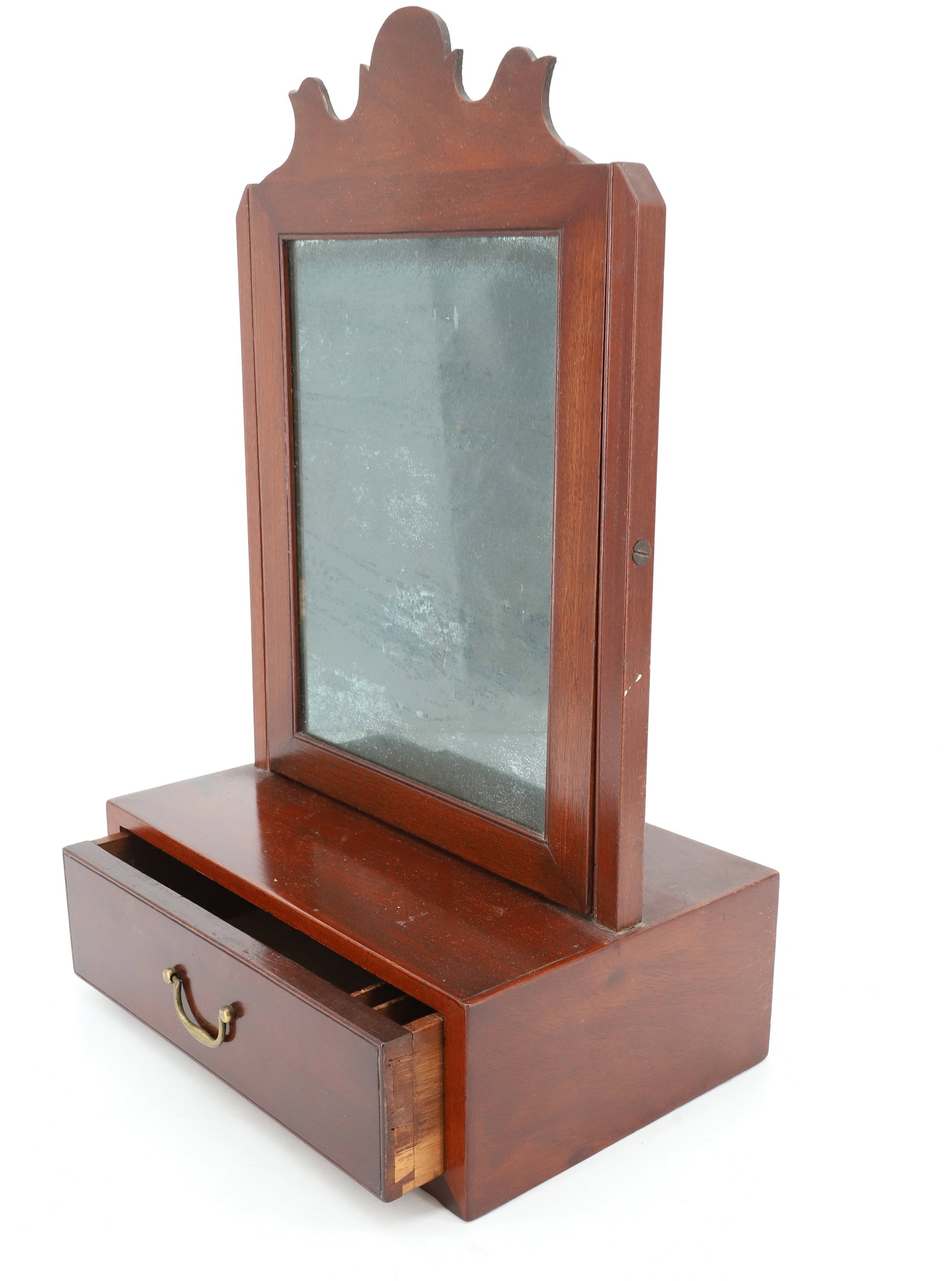 19TH C. SHAVING MIRROR - 2