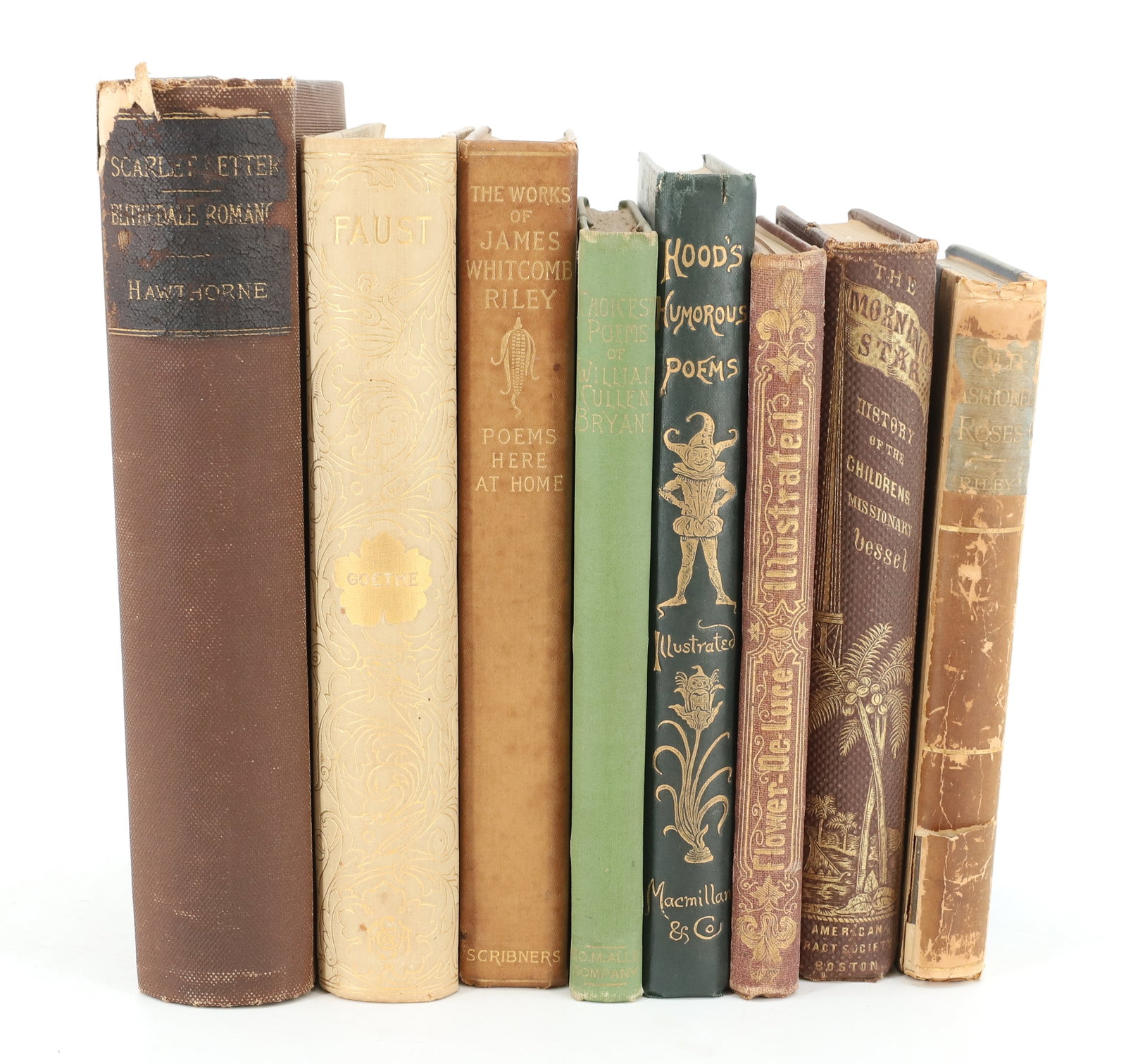 (8) ANTIQUE VICTORIAN ERA BOOKS (1 of 3)