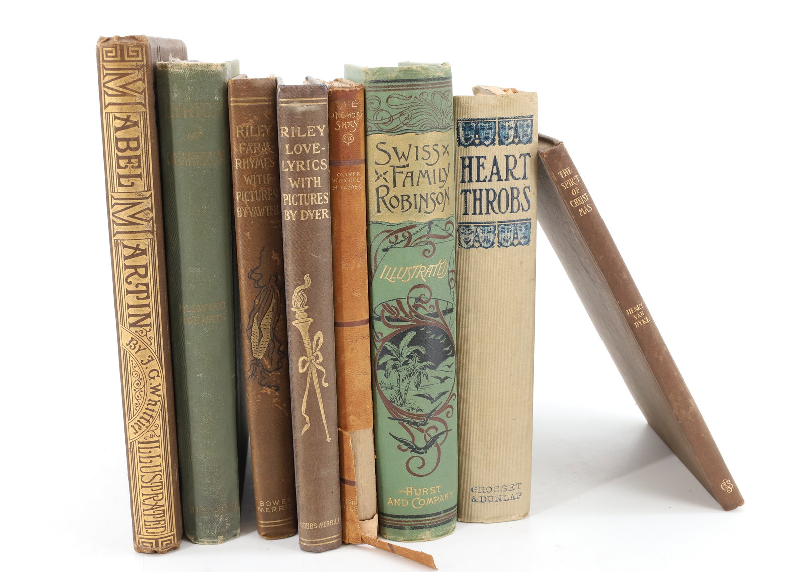(8) ANTIQUE VICTORIAN-ERA BOOKS (1 of 3)