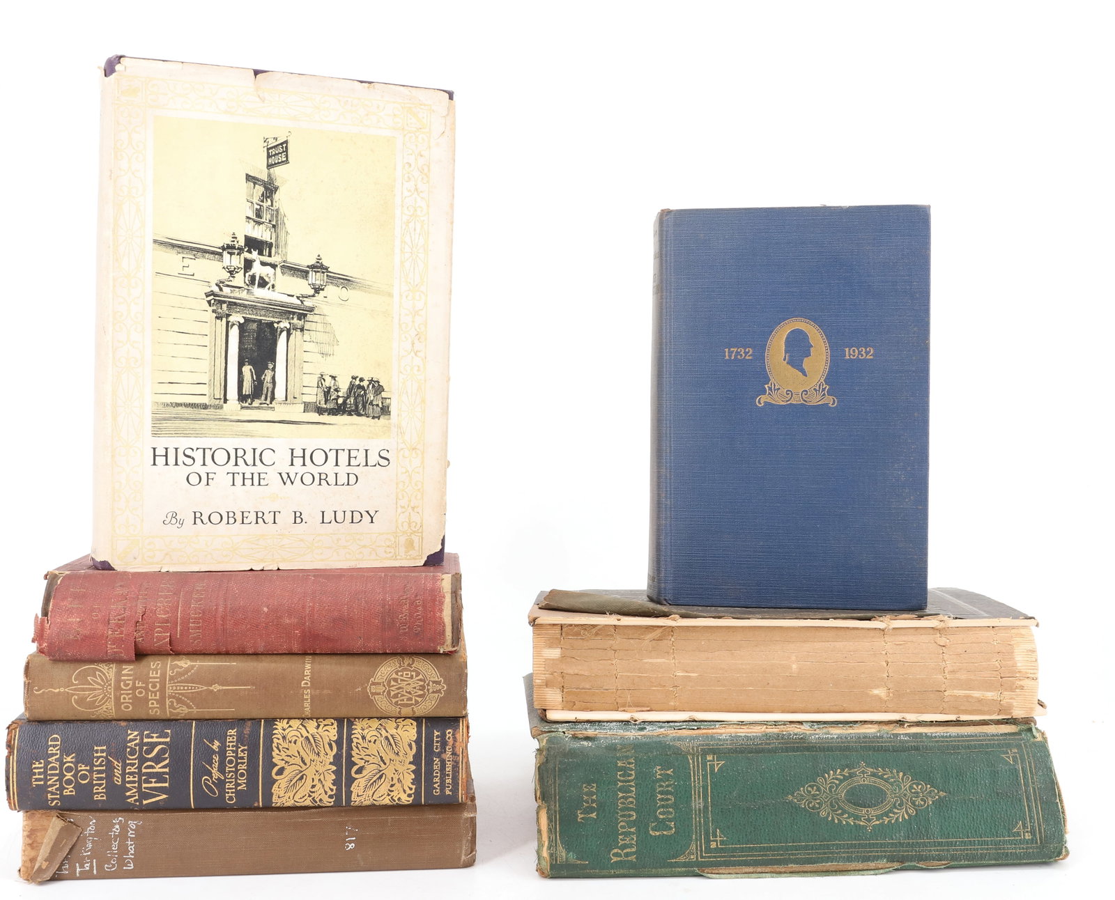 LOT OF (8) ANTIQUE BOOKS (1 of 3)