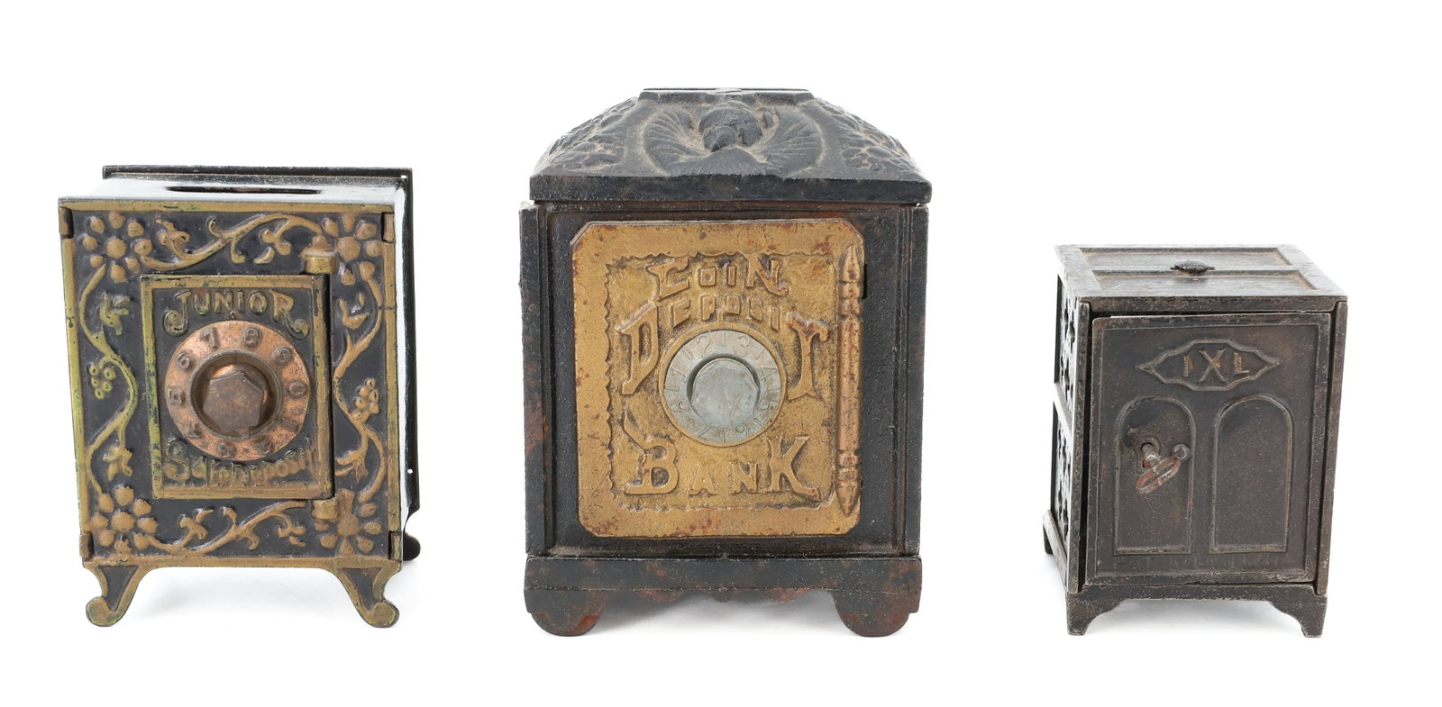 LOT OF (3) PAINTED COIN BANKS (1 of 6)