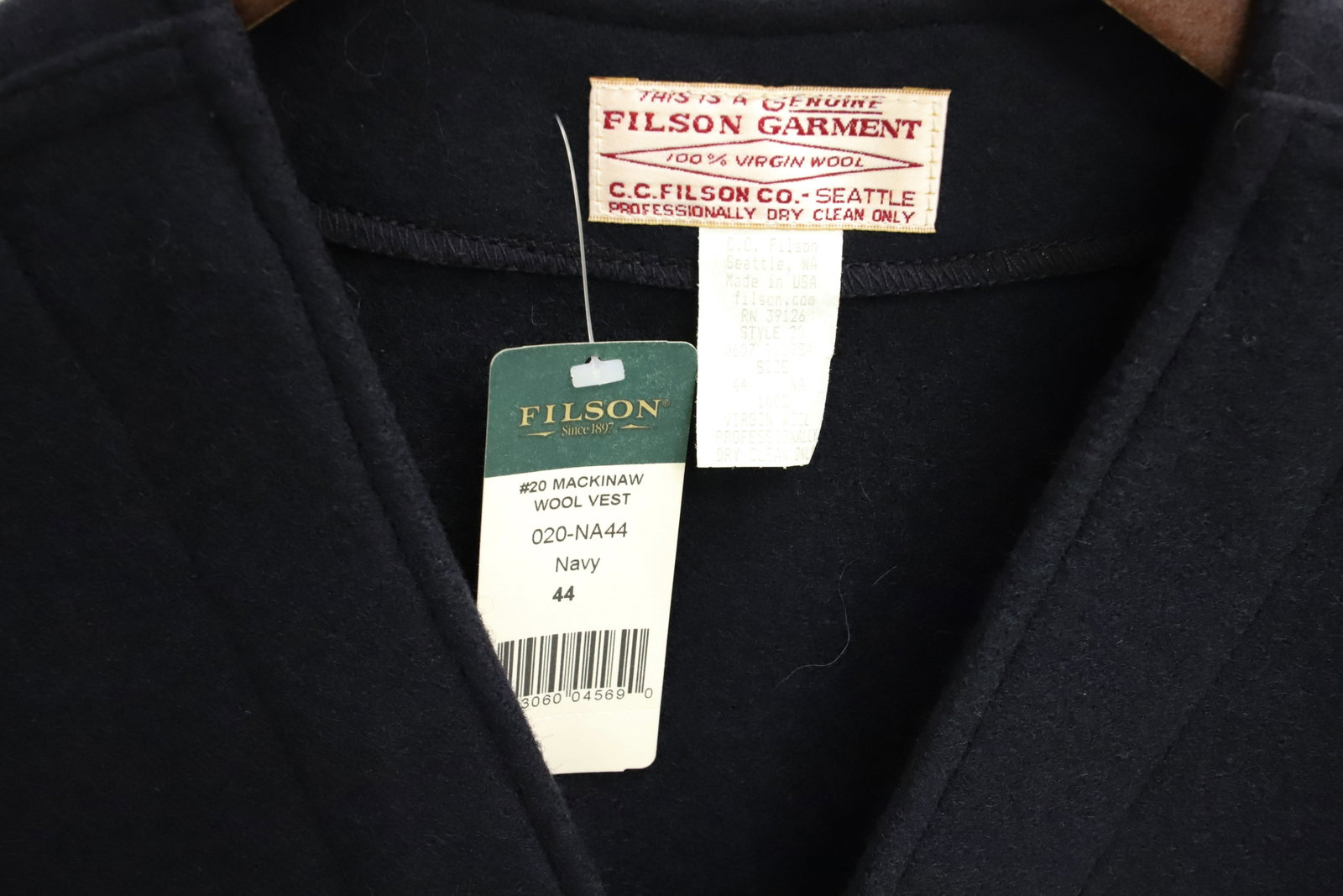 (3) FILSON WOOL VESTS - 4