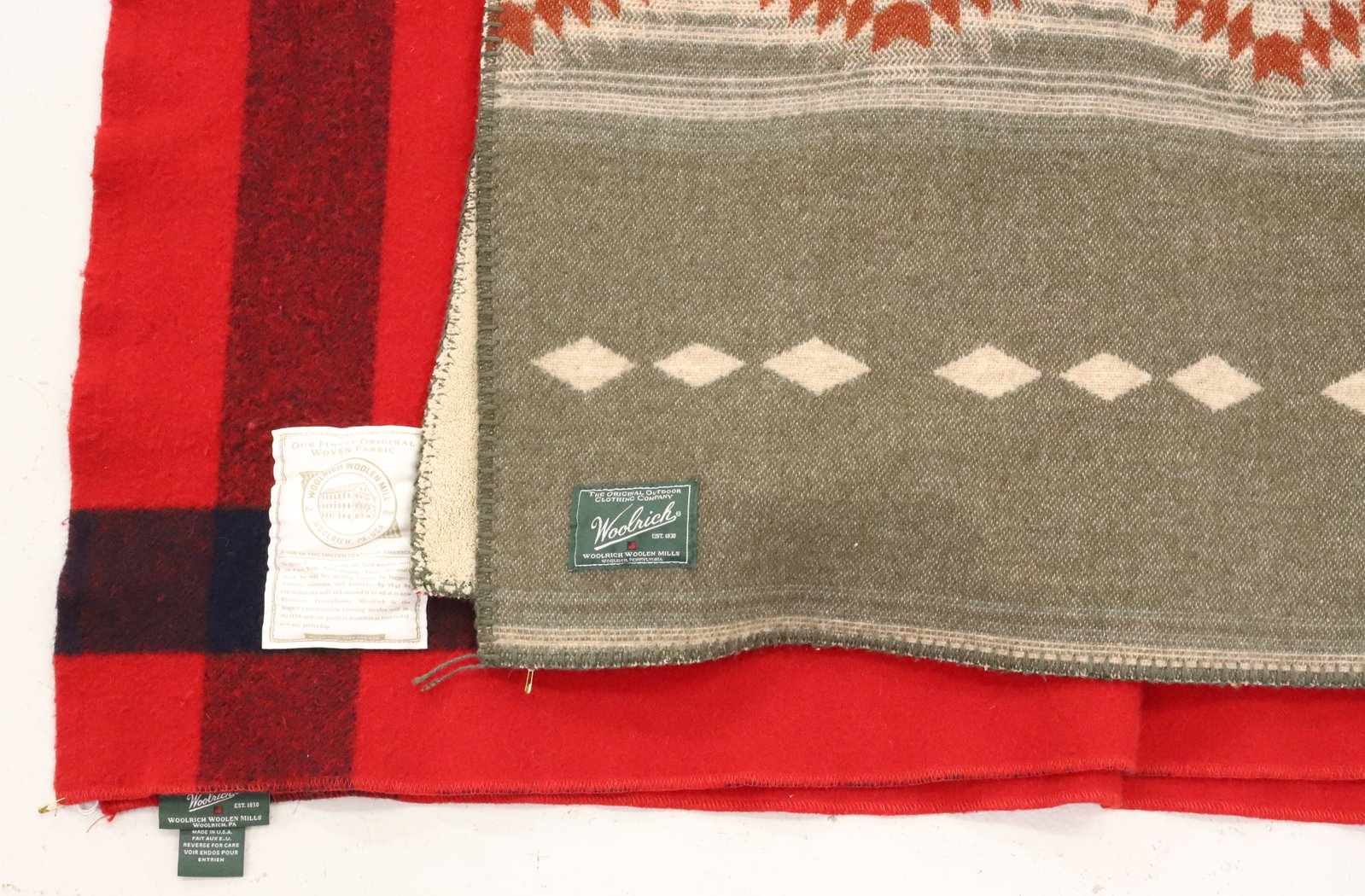 (2) WOOLRICH WOOL BLANKETS - 2