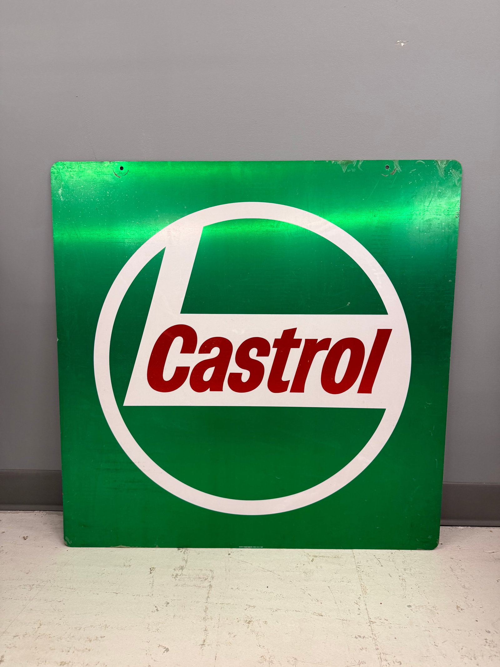 CASTROL OIL ADVERTISING SIGN (1 of 5)