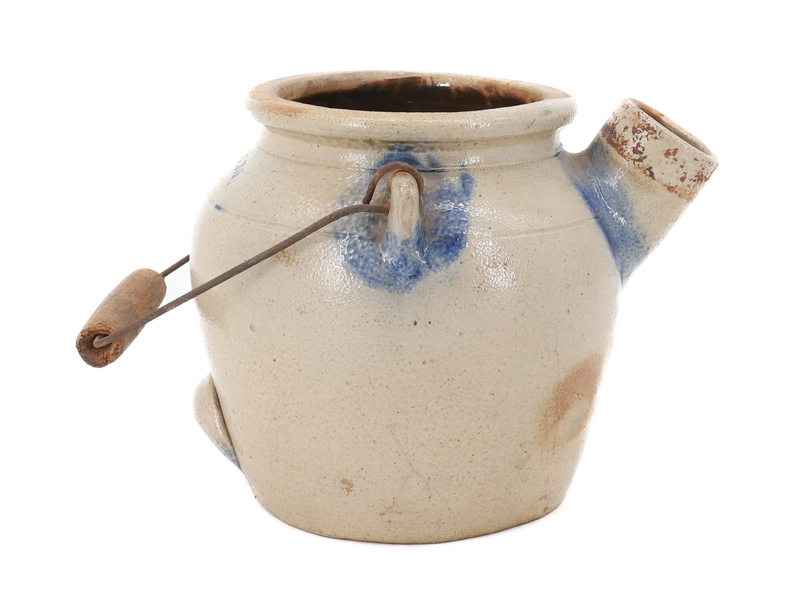 BINGHAMTON, NY STONEWARE BATTER JUG (1 of 8)