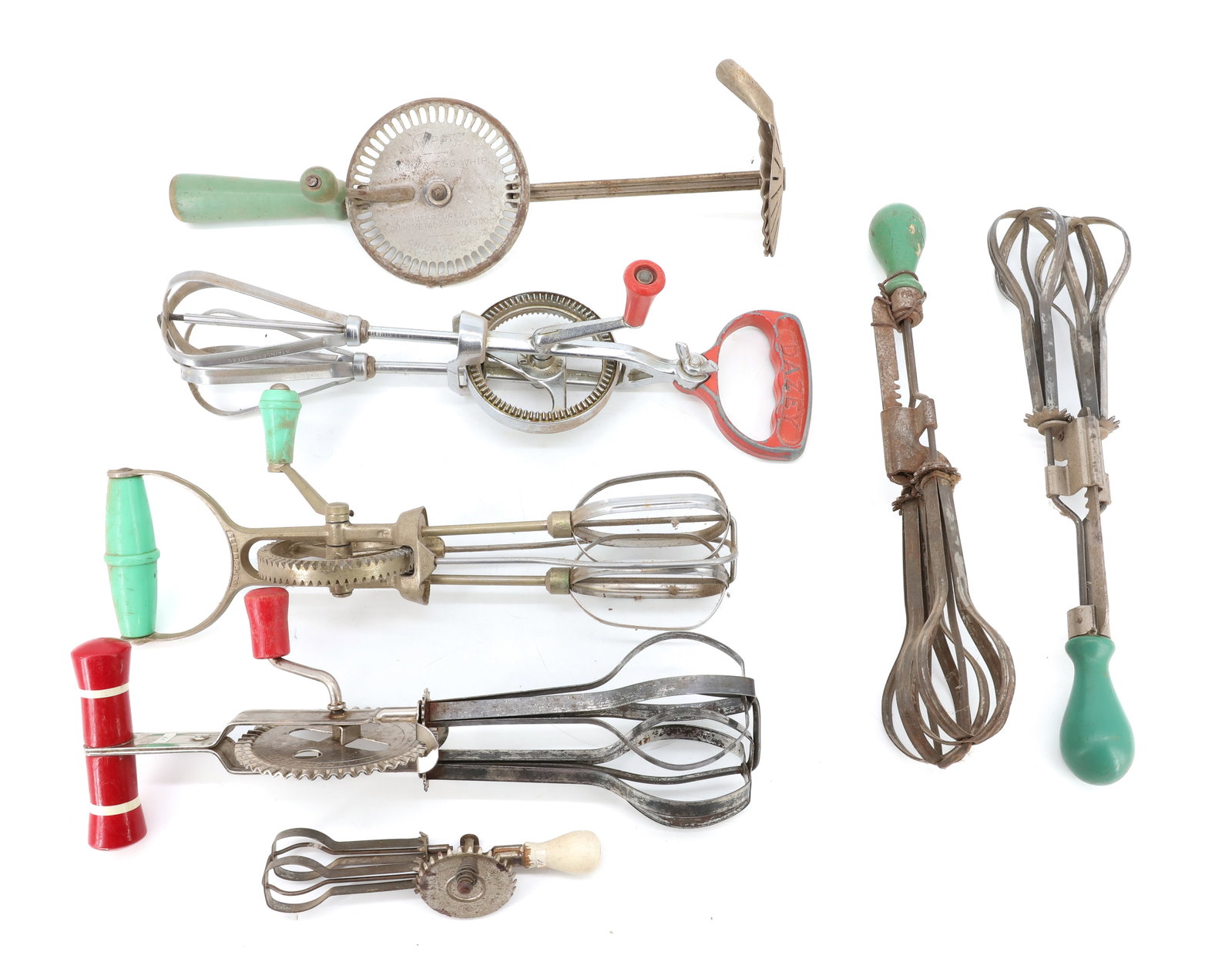 (7) UNUSUAL VINTAGE EGG BEATERS (1 of 6)