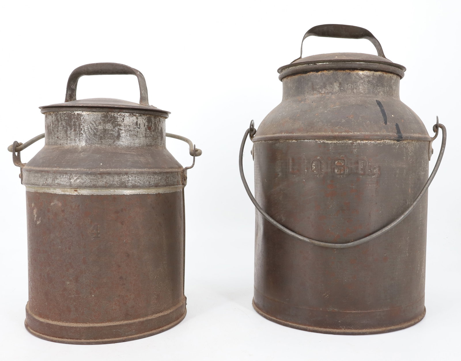 (2) COUNTRY MILK CANS (1 of 5)