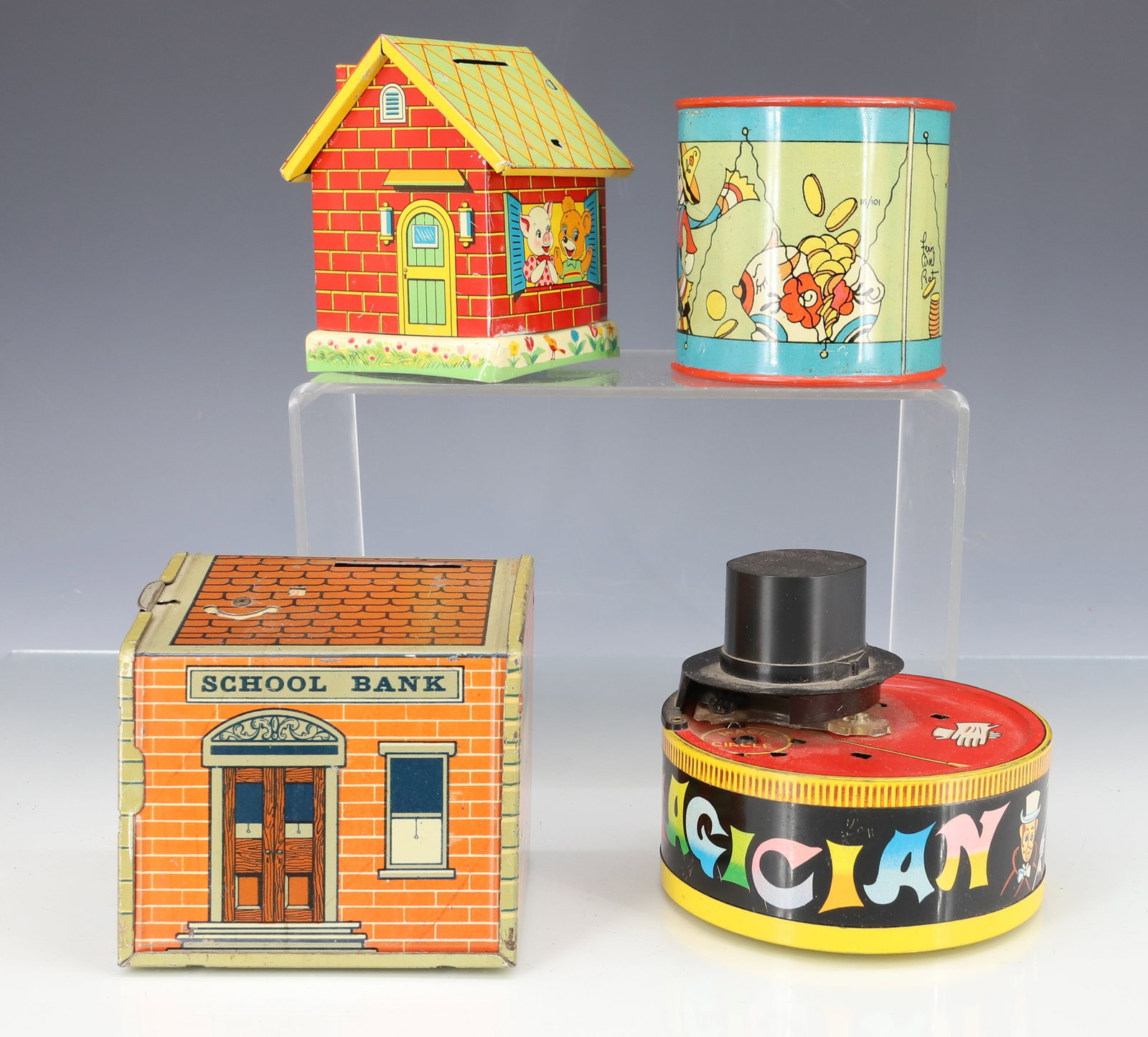 (4) TIN LITHO BANKS (1 of 4)