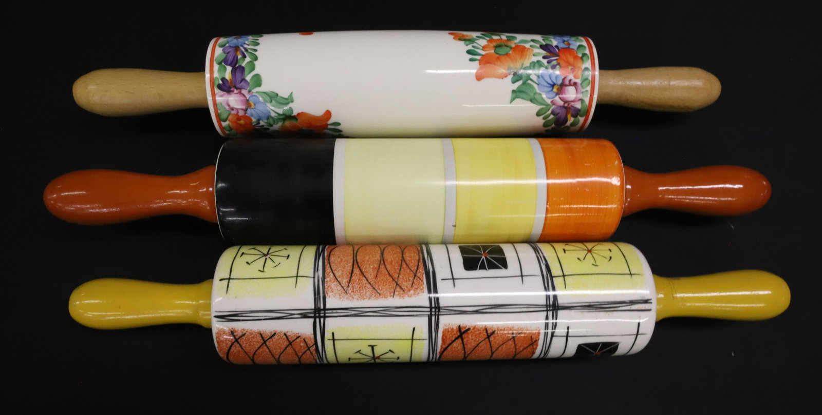 (3) CERAMIC ROLLING PINS (1 of 4)