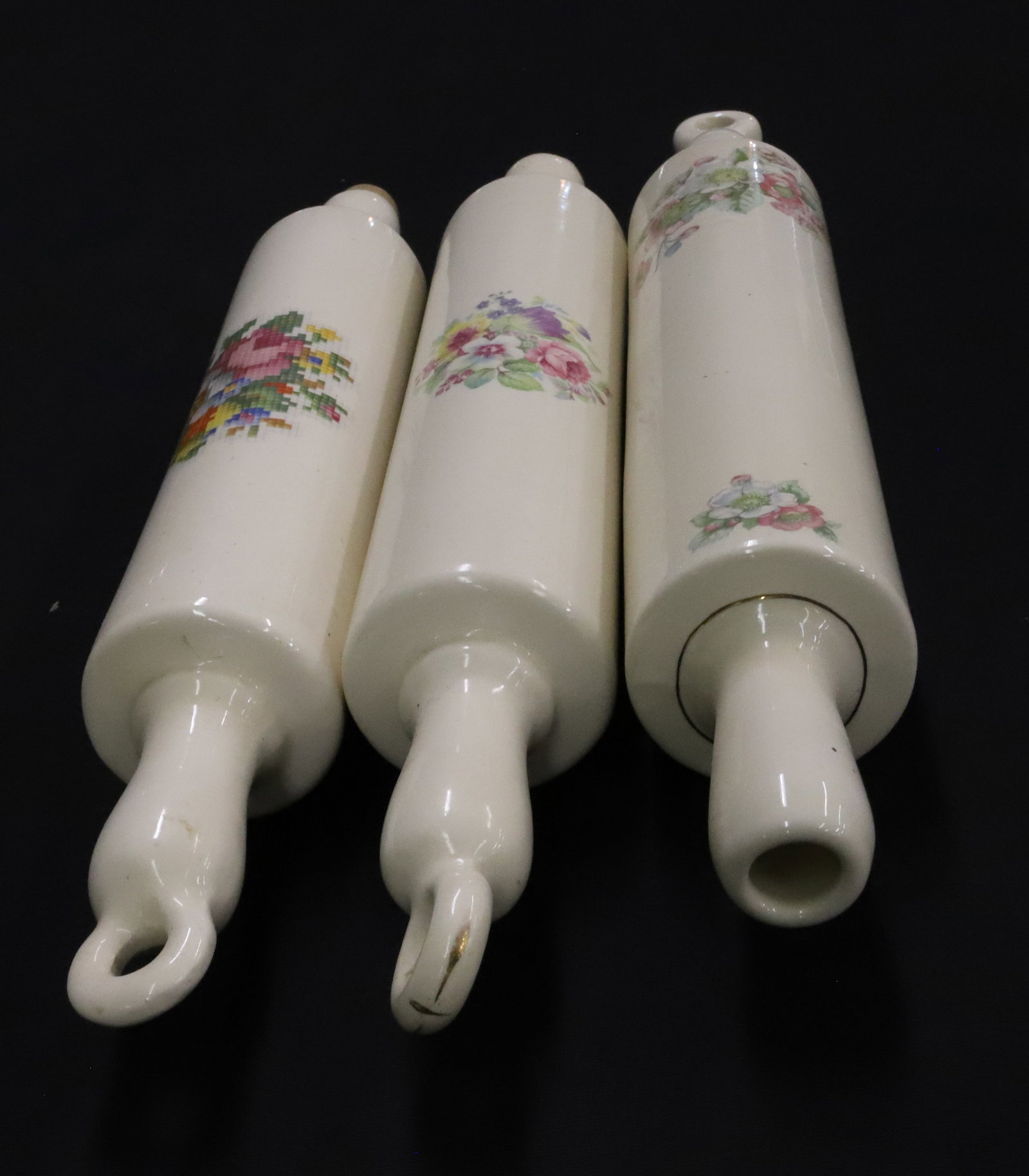 (3) CERAMIC ROLLING PINS - 3