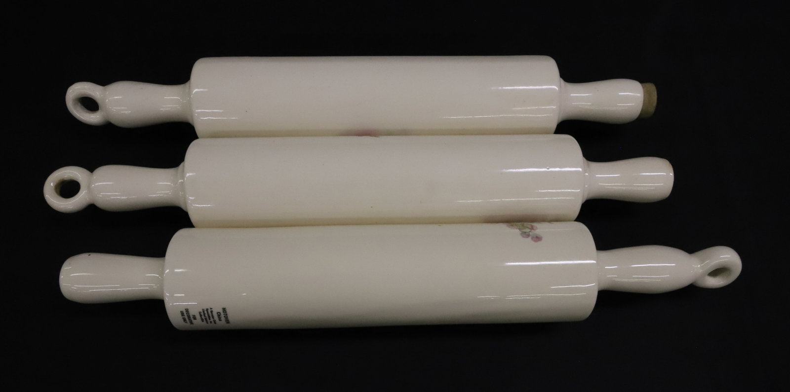 (3) CERAMIC ROLLING PINS - 4