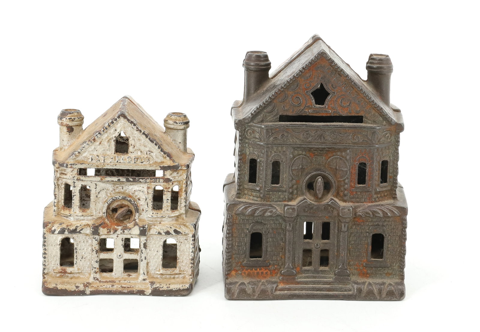 (2) VICTORIAN HOUSE-STYLE STILL BANKS (1 of 5)