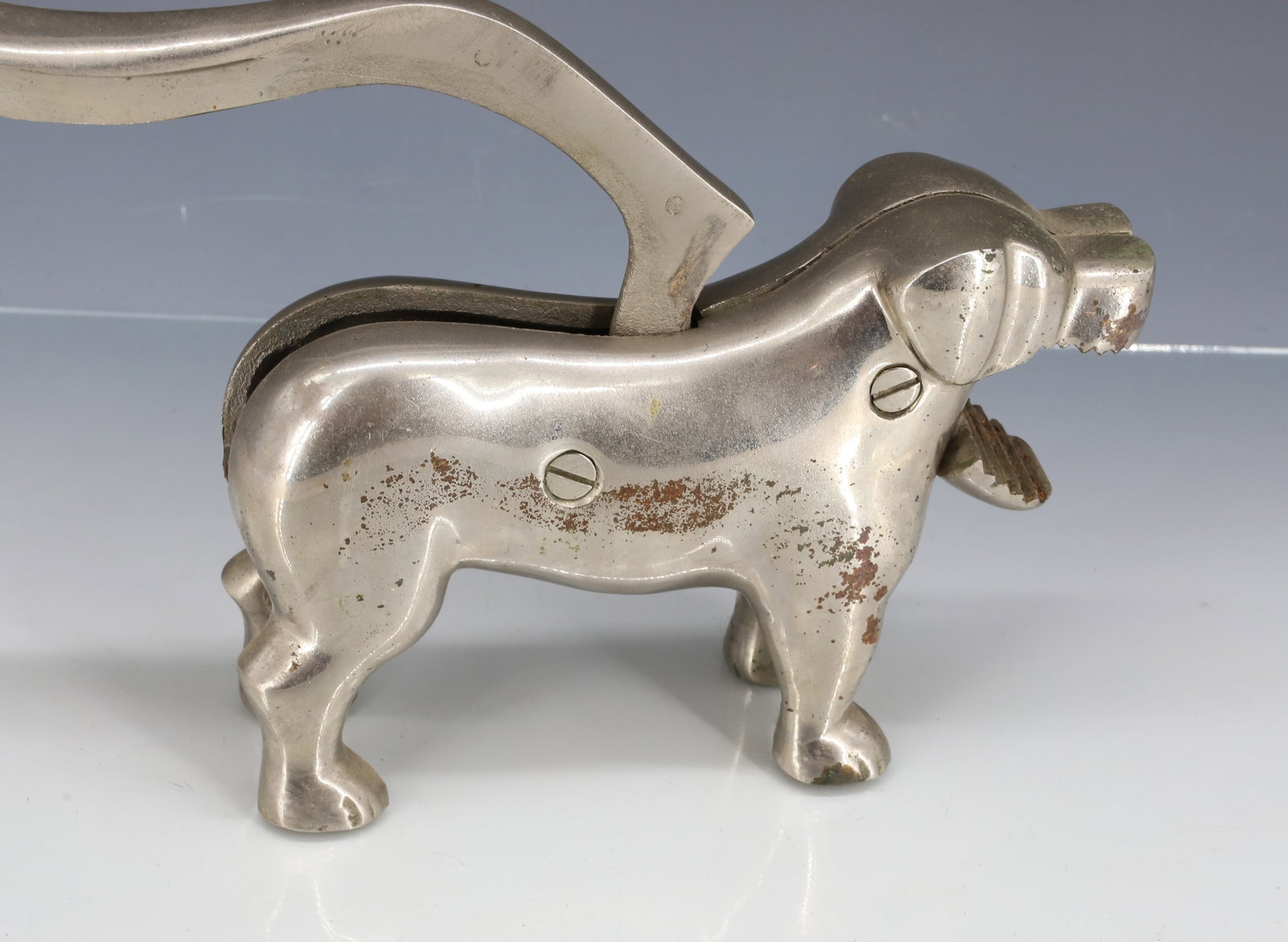 DOG NUTCRACKER IN NICKEL - 3