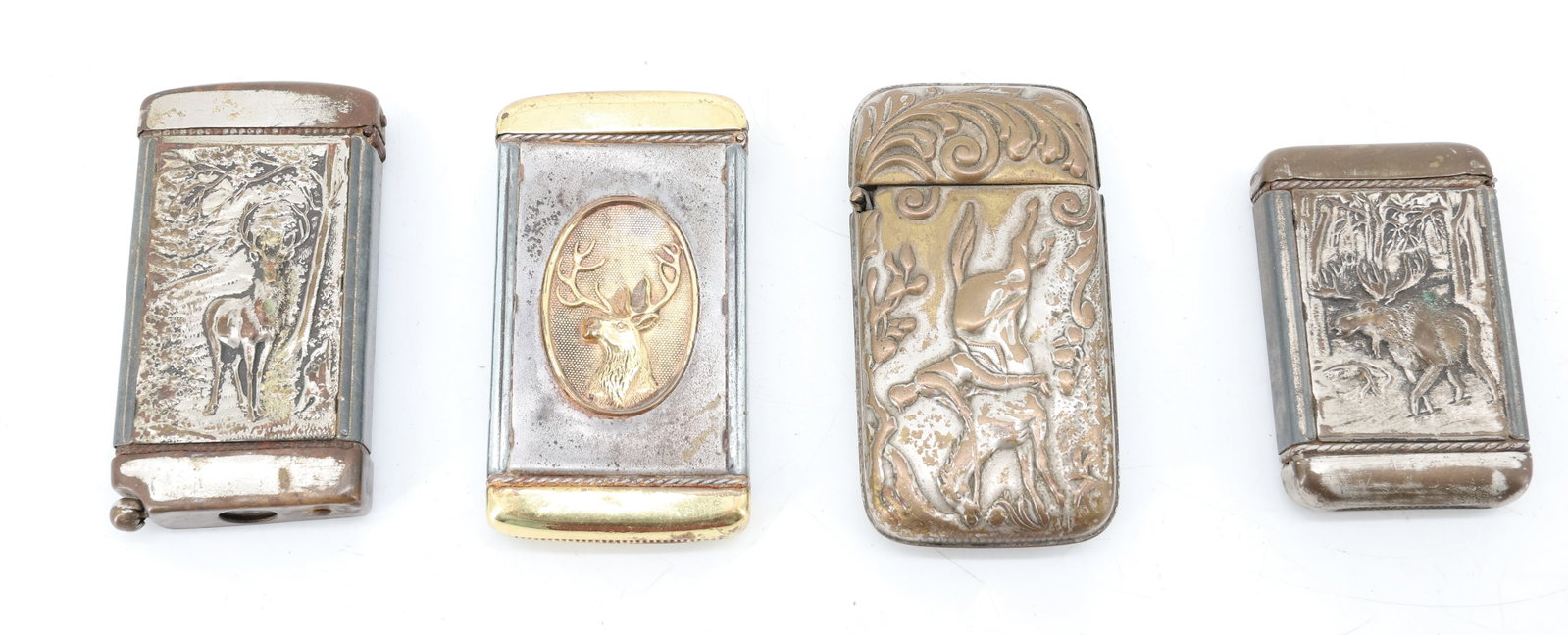 (4) ANTIQUE MATCH HOLDERS (1 of 4)