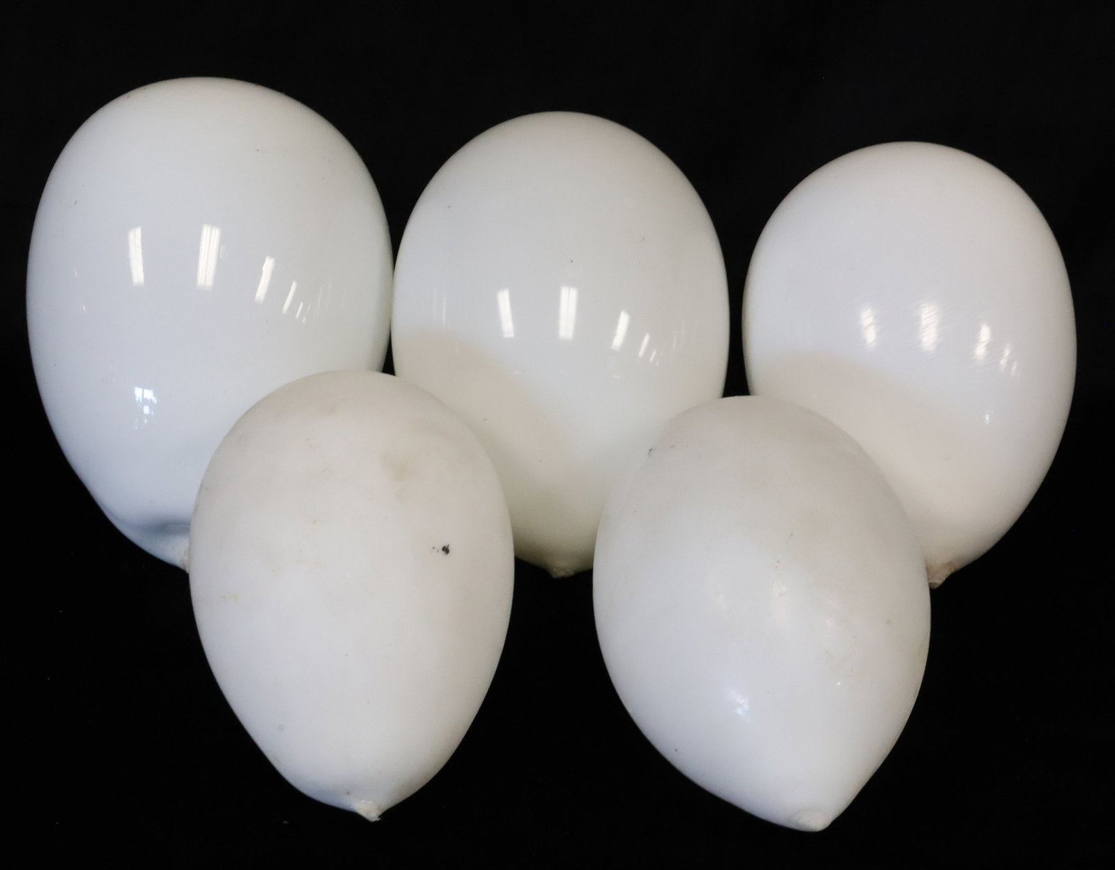 (5) BLOWN GLASS EASTER EGGS - 2