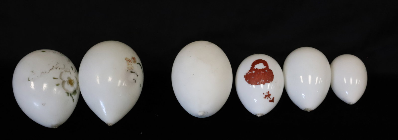 (6) BLOWN GLASS EASTER EGGS - 4
