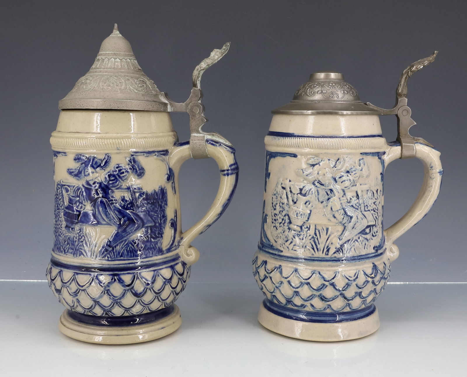 (2) WHITE'S UTICA STONEWARE STEINS (1 of 7)