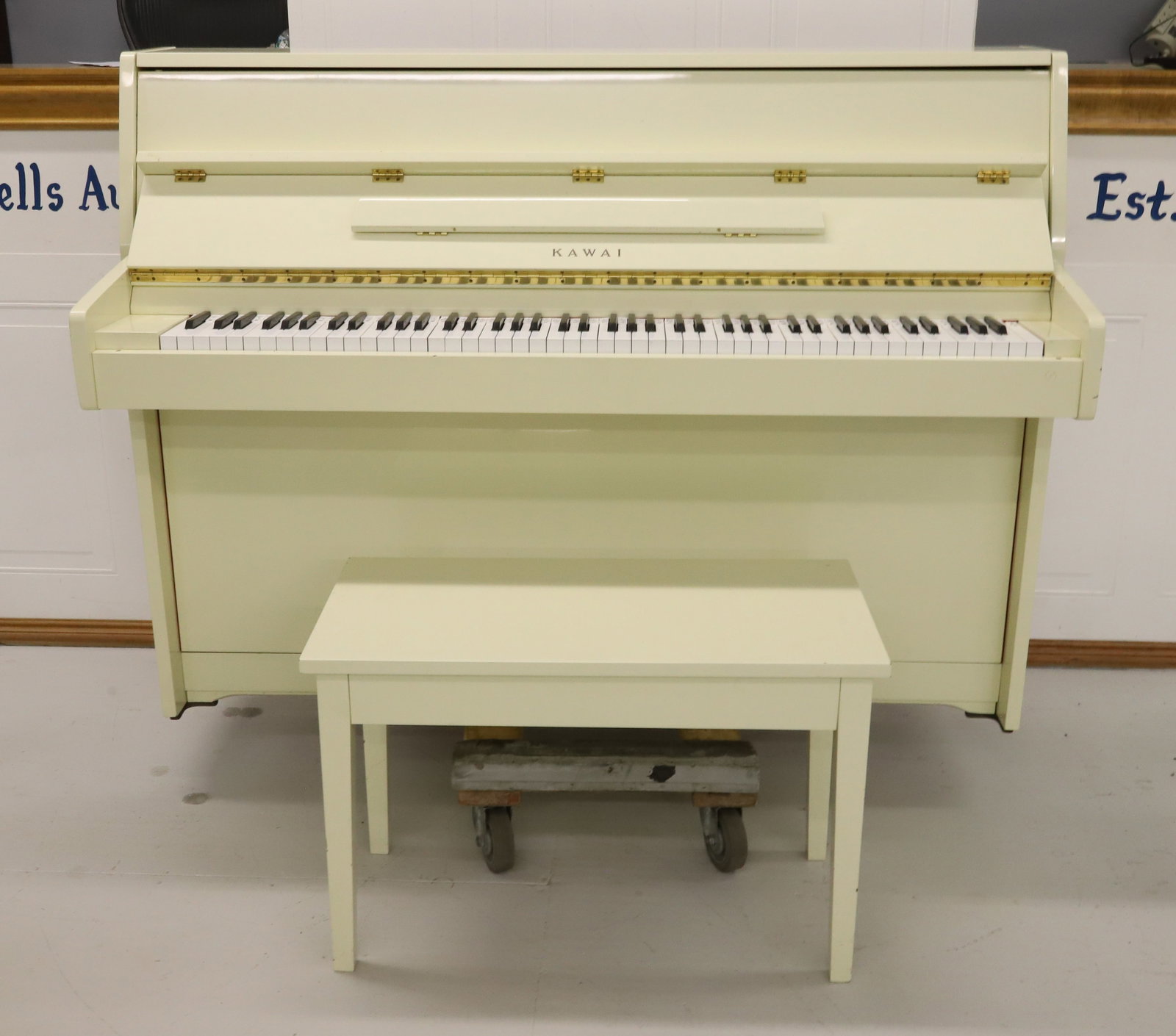 KAWAI CE-7N UPRIGHT PIANO IN IVORY (1 of 9)
